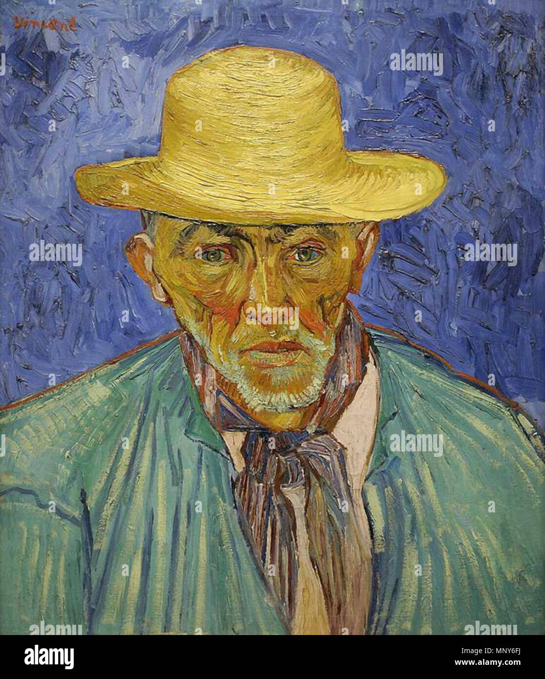 Ritratto di un contadino (pazienza Escalier) 1888. 1238 Vincent van Gogh Ritratto di un contadino Foto Stock