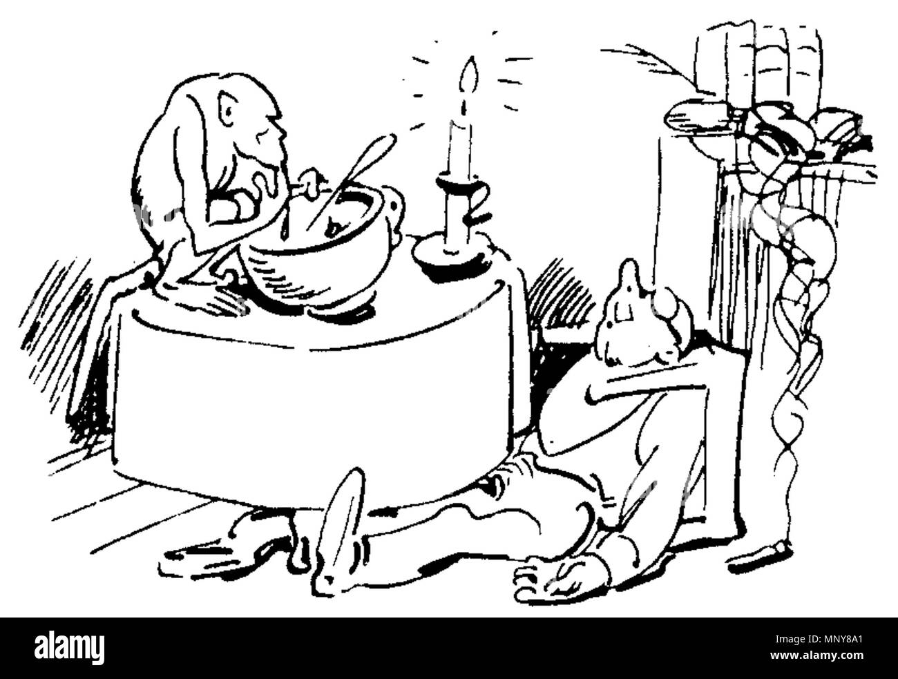 . Deutsch: aus 'Der Haarbeutel' von Wilhelm Busch. 1878. Wilhelm Busch (1832-1908) Descrizione disegnatore tedesco, pittore e poeta Data di nascita e morte 15 Aprile 1832 9 gennaio 1908 Luogo di nascita e morte Wiedensahl Mechtshausen sede di lavoro Monaco di Baviera, Francoforte, Wiedensahl competente controllo : Q109540 VIAF: 22139423 ISNI: 0000 0001 0877 704X ULAN: 500026717 LCCN: N79133995 NLA: 35024197 WorldCat 1247 W Busch Der Haarbeutel 62 Foto Stock