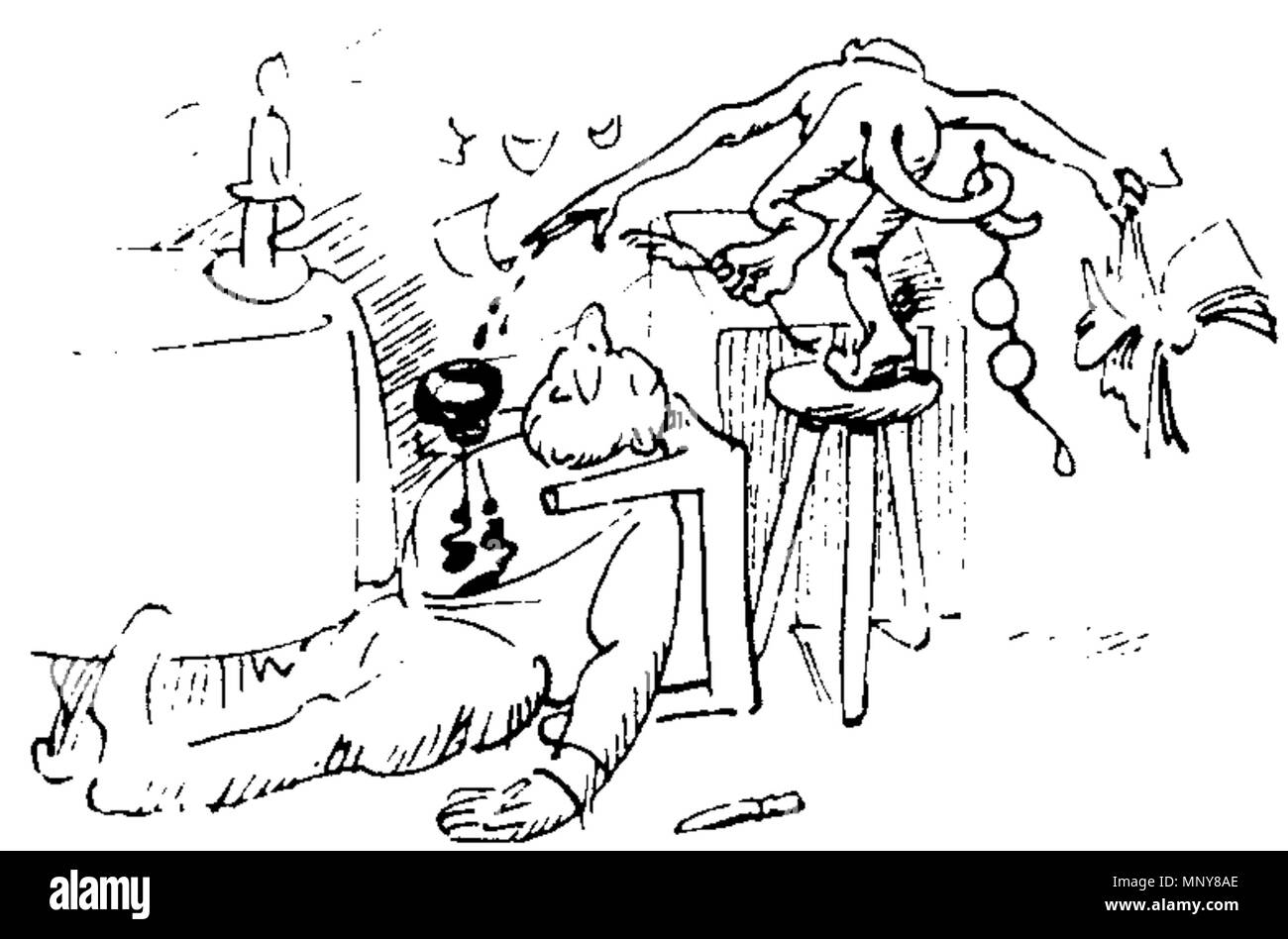 . Deutsch: aus 'Der Haarbeutel' von Wilhelm Busch. 1878. Wilhelm Busch (1832-1908) Descrizione disegnatore tedesco, pittore e poeta Data di nascita e morte 15 Aprile 1832 9 gennaio 1908 Luogo di nascita e morte Wiedensahl Mechtshausen sede di lavoro Monaco di Baviera, Francoforte, Wiedensahl competente controllo : Q109540 VIAF: 22139423 ISNI: 0000 0001 0877 704X ULAN: 500026717 LCCN: N79133995 NLA: 35024197 WorldCat 1247 W Busch Der Haarbeutel 6B Foto Stock