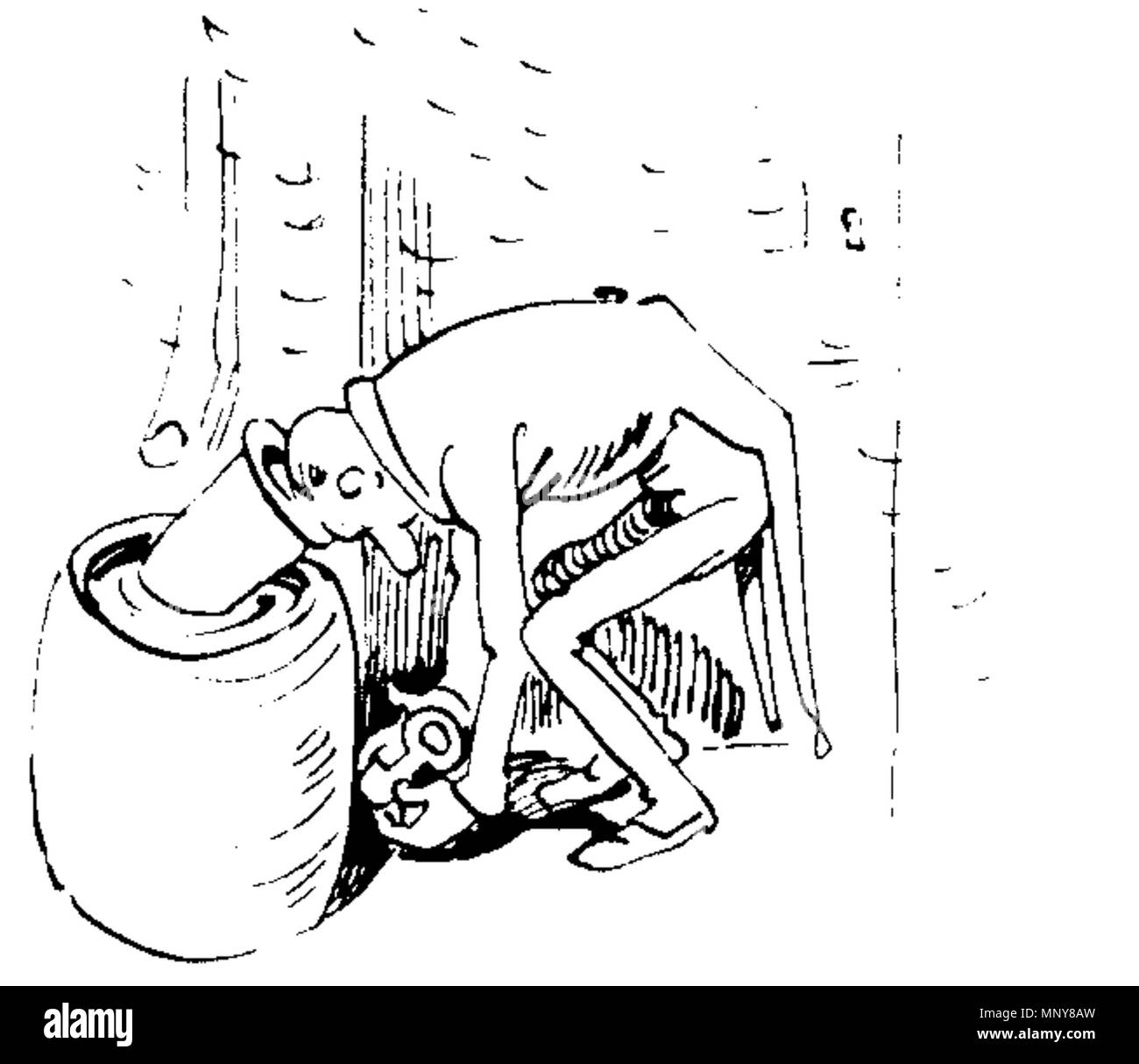 . Deutsch: aus 'Der Haarbeutel' von Wilhelm Busch. 1878. Wilhelm Busch (1832-1908) Descrizione disegnatore tedesco, pittore e poeta Data di nascita e morte 15 Aprile 1832 9 gennaio 1908 Luogo di nascita e morte Wiedensahl Mechtshausen sede di lavoro Monaco di Baviera, Francoforte, Wiedensahl competente controllo : Q109540 VIAF: 22139423 ISNI: 0000 0001 0877 704X ULAN: 500026717 LCCN: N79133995 NLA: 35024197 WorldCat 1247 W Busch Der Haarbeutel 75 Foto Stock
