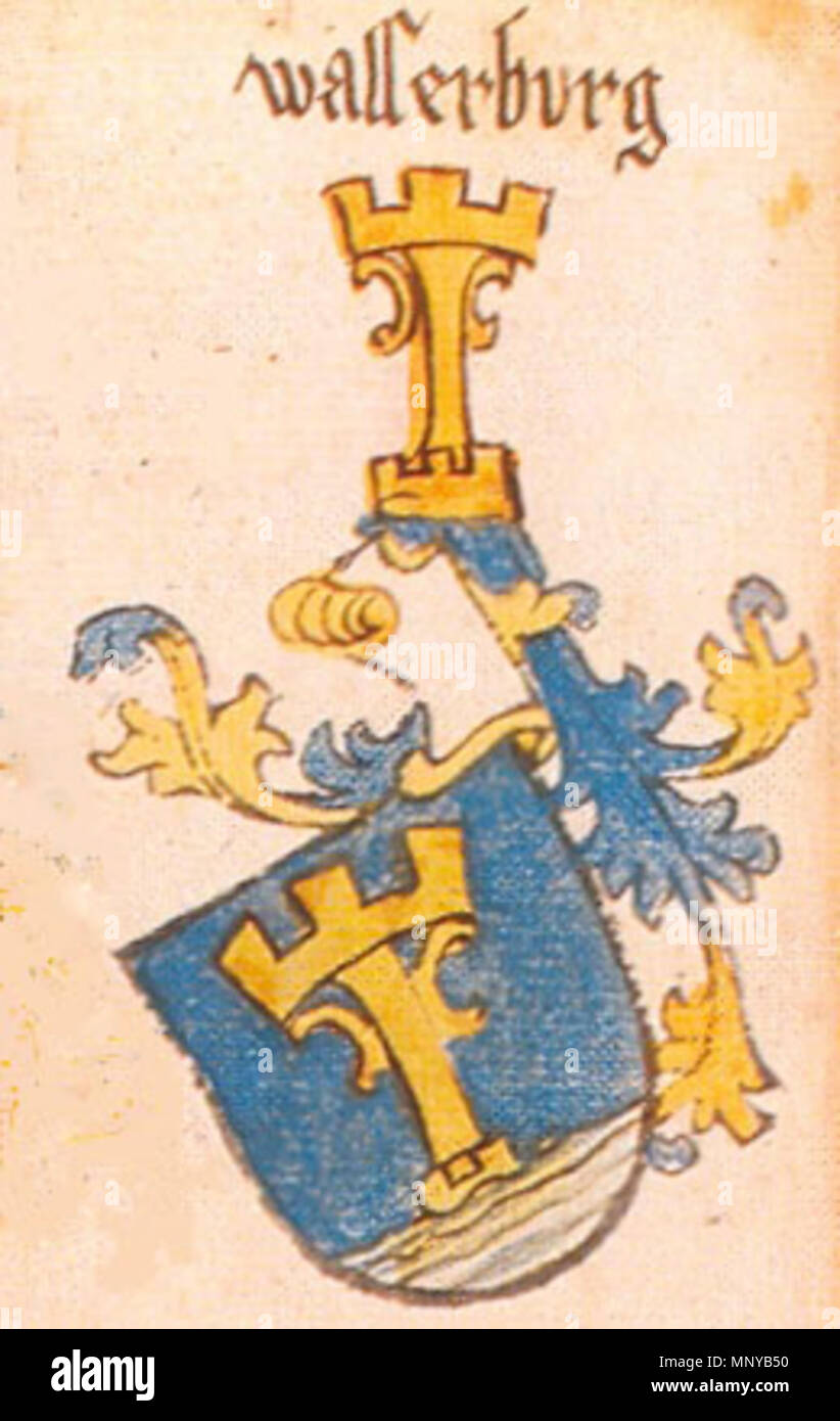 . Ingeram-Codex der ehemaligen Bibliothek Cotta wasserburg freigestellt aus: . 1459. Hans Ingeram e una cosiddetta Exempla-master 1276 XIngeram Codex 137c-wasserburg Foto Stock