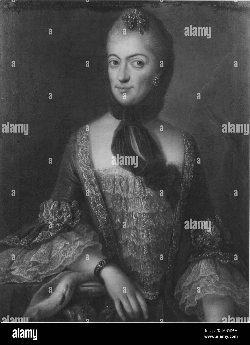 La Principessa Elisabetta Albertina, duchessa di Mecklenburg-Strelitz (1713-1761) circa 1740-1752. 1271 Woge - Elisabetta Albertina, duchessa di Mecklenburg-Strelitz Foto Stock