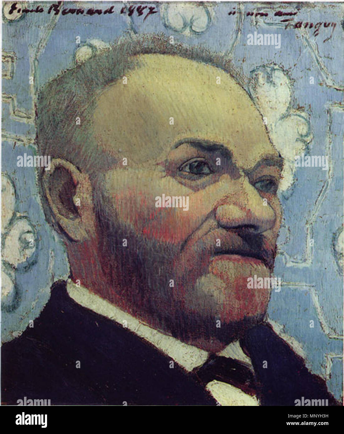 1290 Émile Bernard, Portrait du Père Tanguy, 1887 Foto Stock