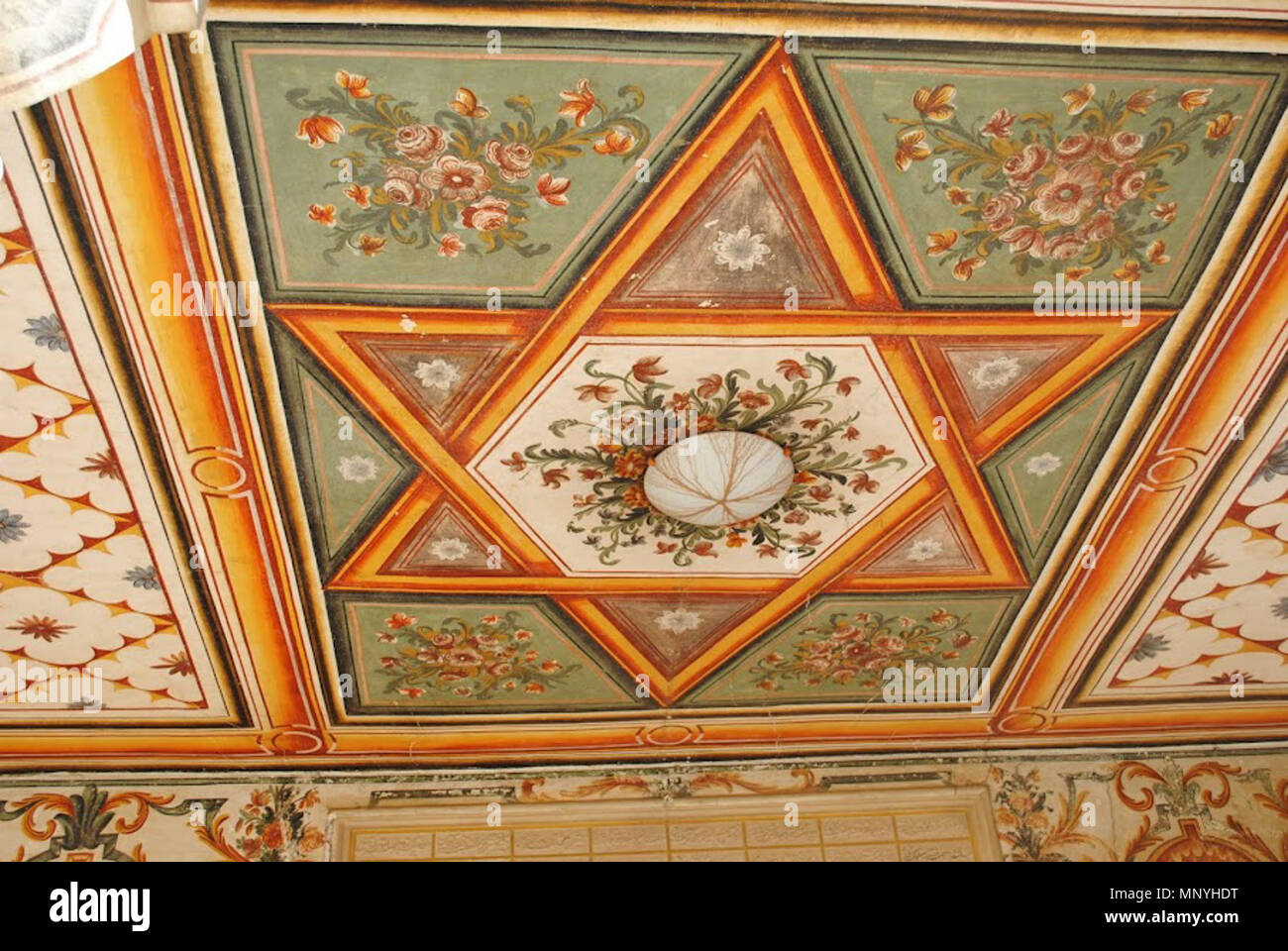 1291 Šarena Džamija vnatrešnost 016 Foto Stock