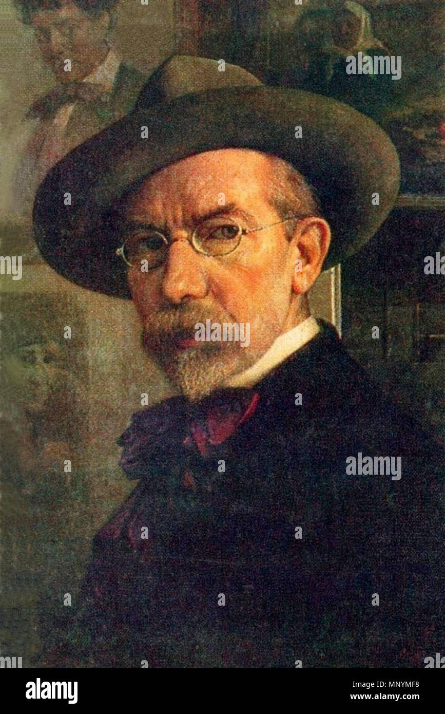 1306 Ю.Пэн. Автопортрет. 1922 Foto Stock