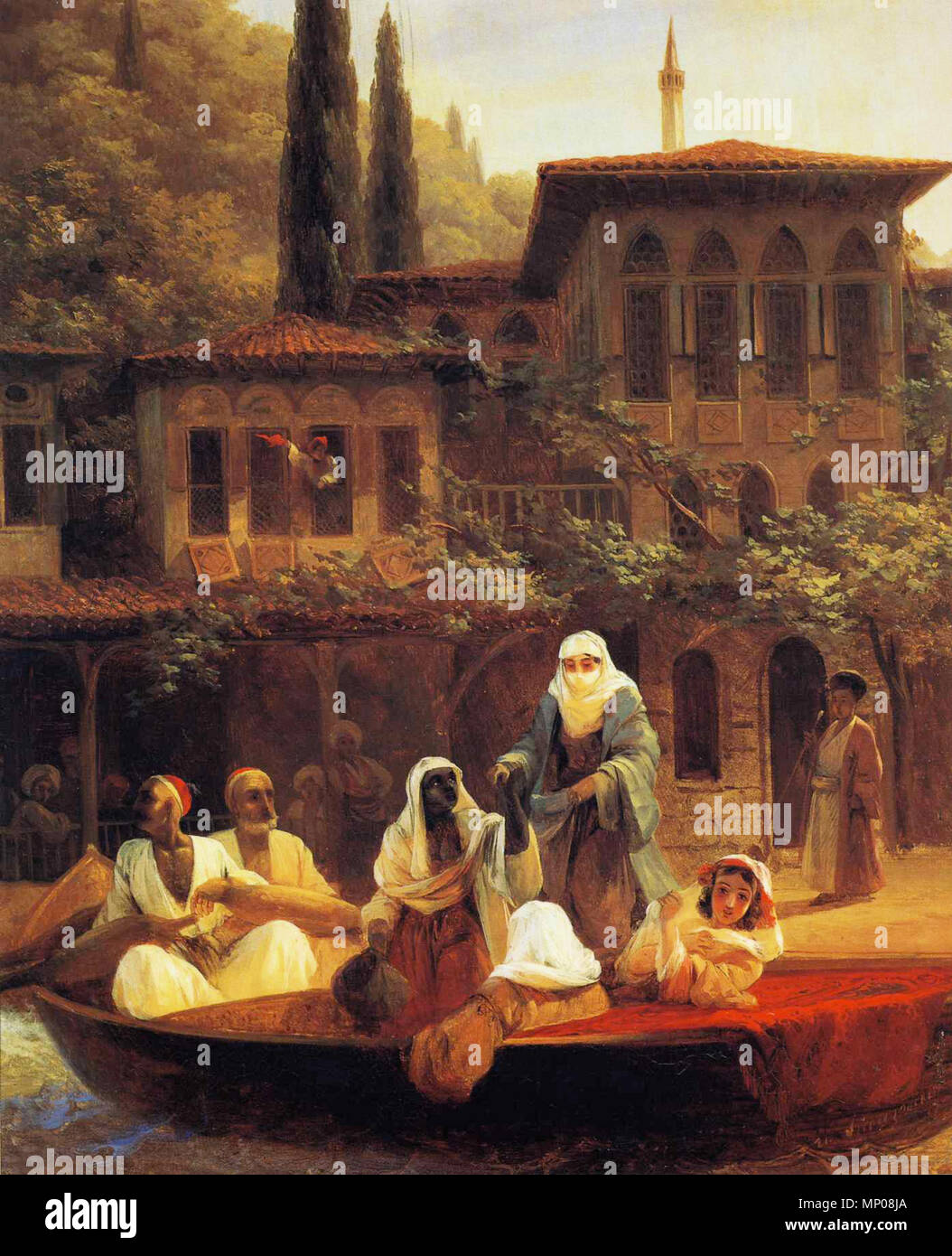 . Inglese: Gita in Barca da Kumkapi a Costantinopoli . 1846. Ivan Aivazovsky (1817-1900) nomi alternativi Russo: Иван Константинович Айвазовский (Ivan Konstantinovič Ajvazovskij): armena Հովհաննես Այվազովսկի Descrizione Armenian-Russian pittore marino Data di nascita e morte 17 luglio 1817 (nel calendario giuliano) 19 aprile 1900 (nel calendario giuliano) Luogo di nascita e morte Teodosia Teodosia sede di lavoro Italia, Russia, Turchia competente controllo : Q181568 VIAF: 29803213 ISNI: 0000 0001 1049 6925 ULAN: 500021161 LCCN: N80103821 NLA: 36051069 WorldCat 678 Ivan Constantinovich Aivazovsky - Foto Stock
