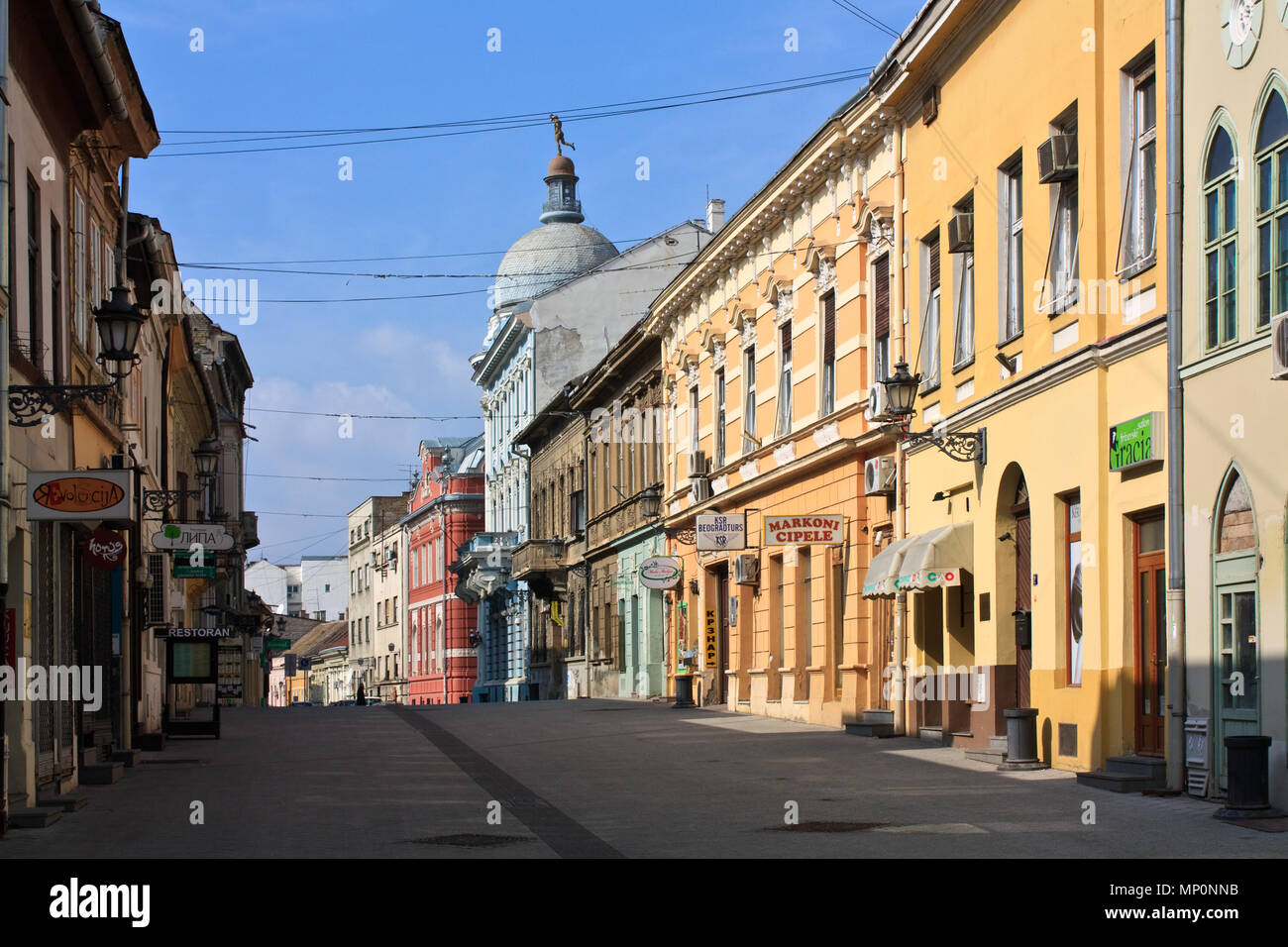 Novi Sad City Centre Foto Stock