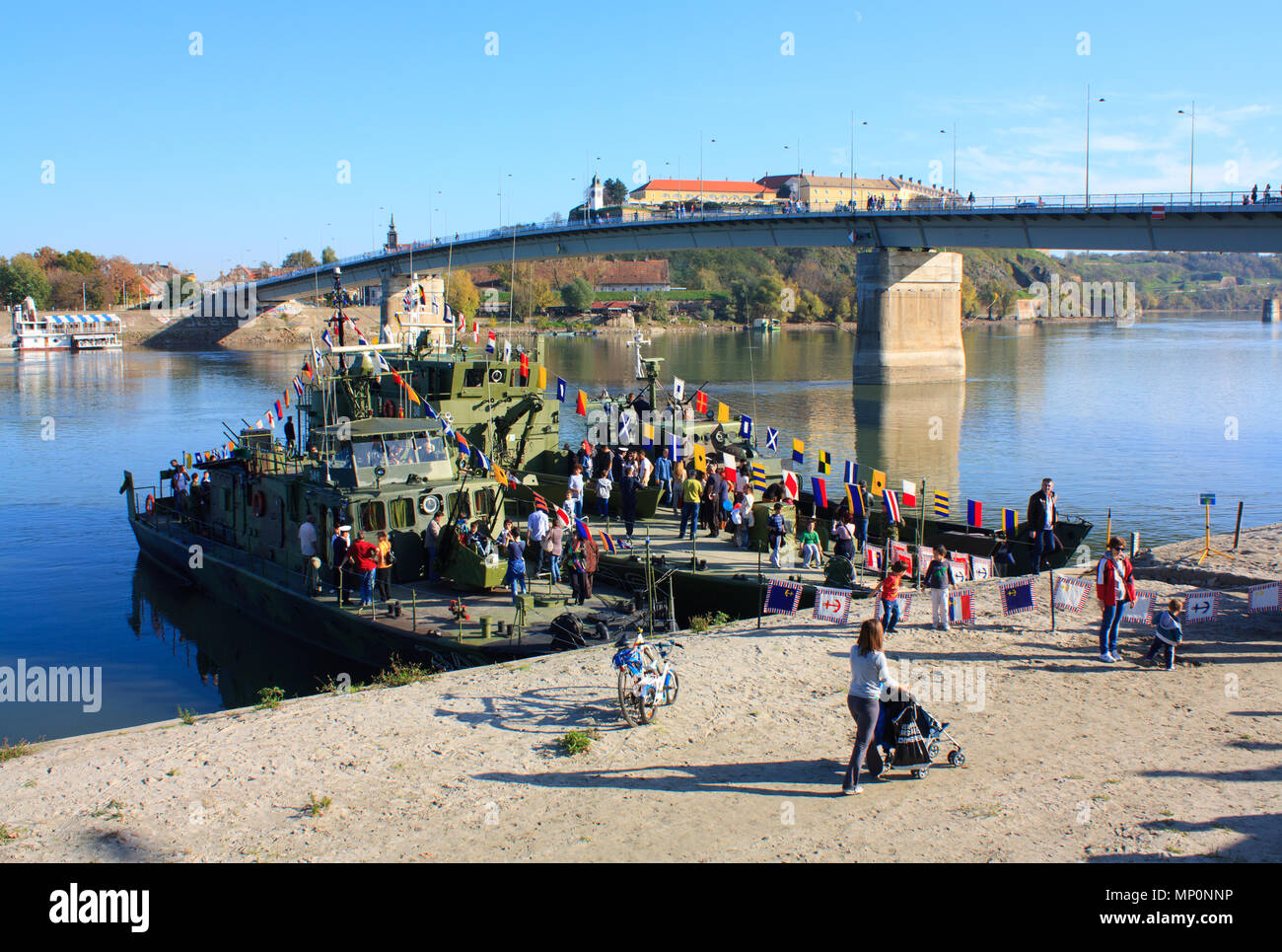 Giorno dell'esercito a Novi Sad Serbia Foto Stock