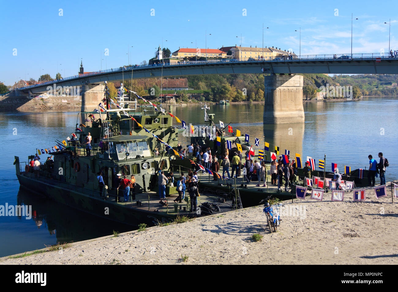 Giorno dell'esercito a Novi Sad Serbia Foto Stock