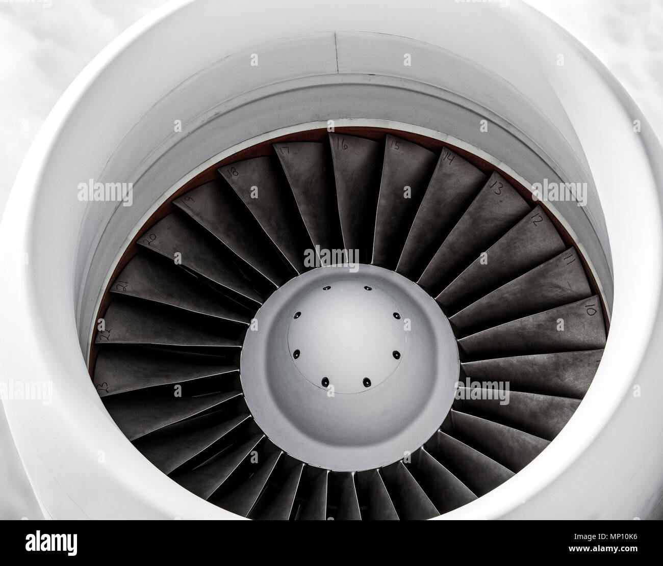 Jet motore di aspirazione. Foto Stock