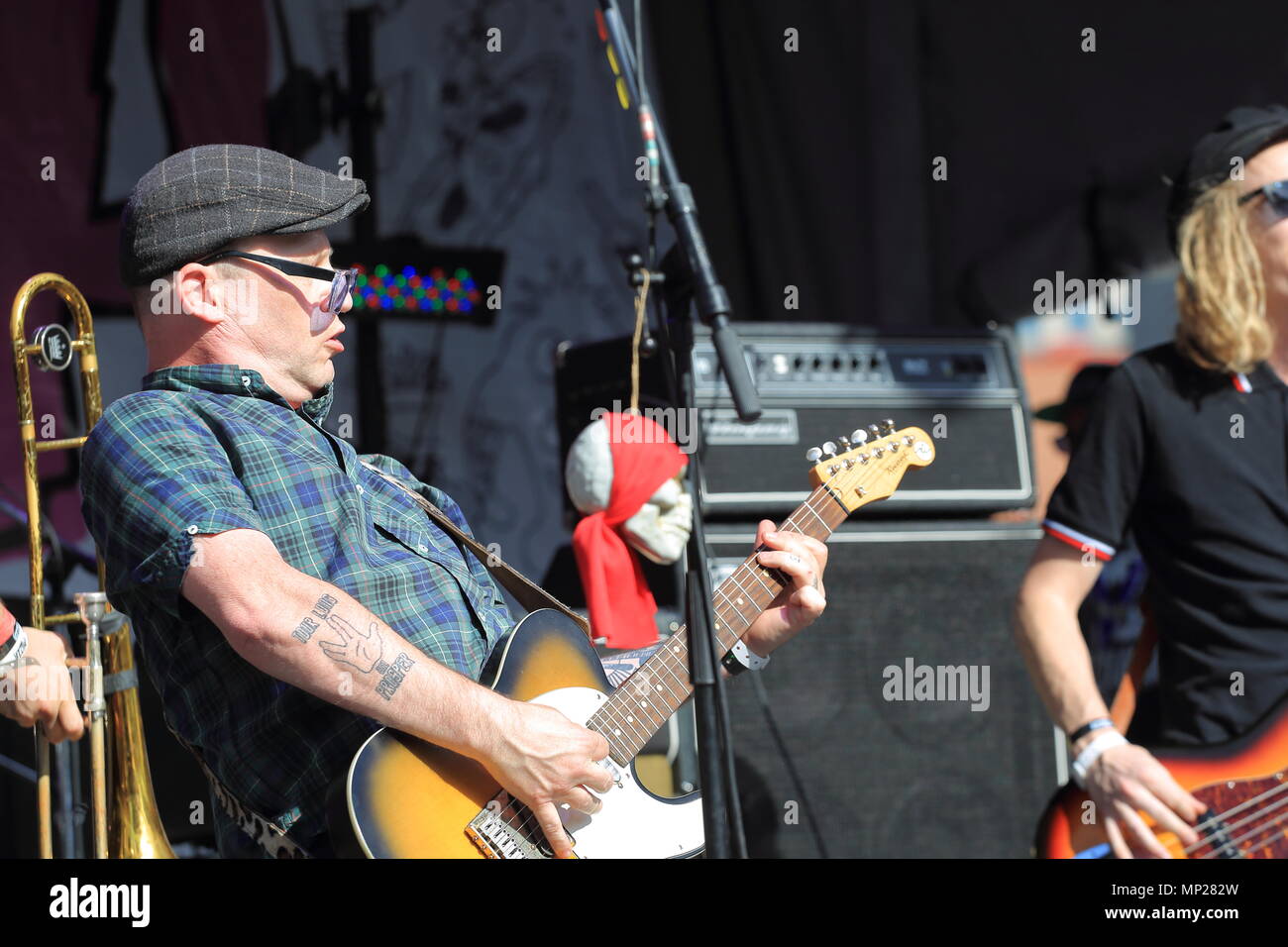 Montreal, Canada. Il 20 maggio 2018. Kman & il 45s Credito: Richard prudhomme/Alamy Live News Foto Stock