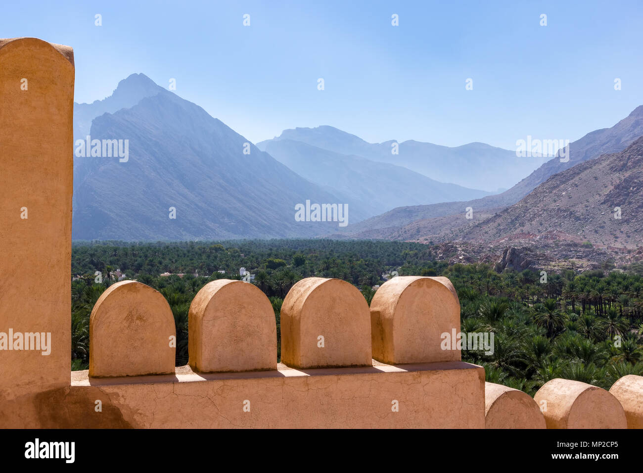 Nakhl Fort, Oman Foto Stock