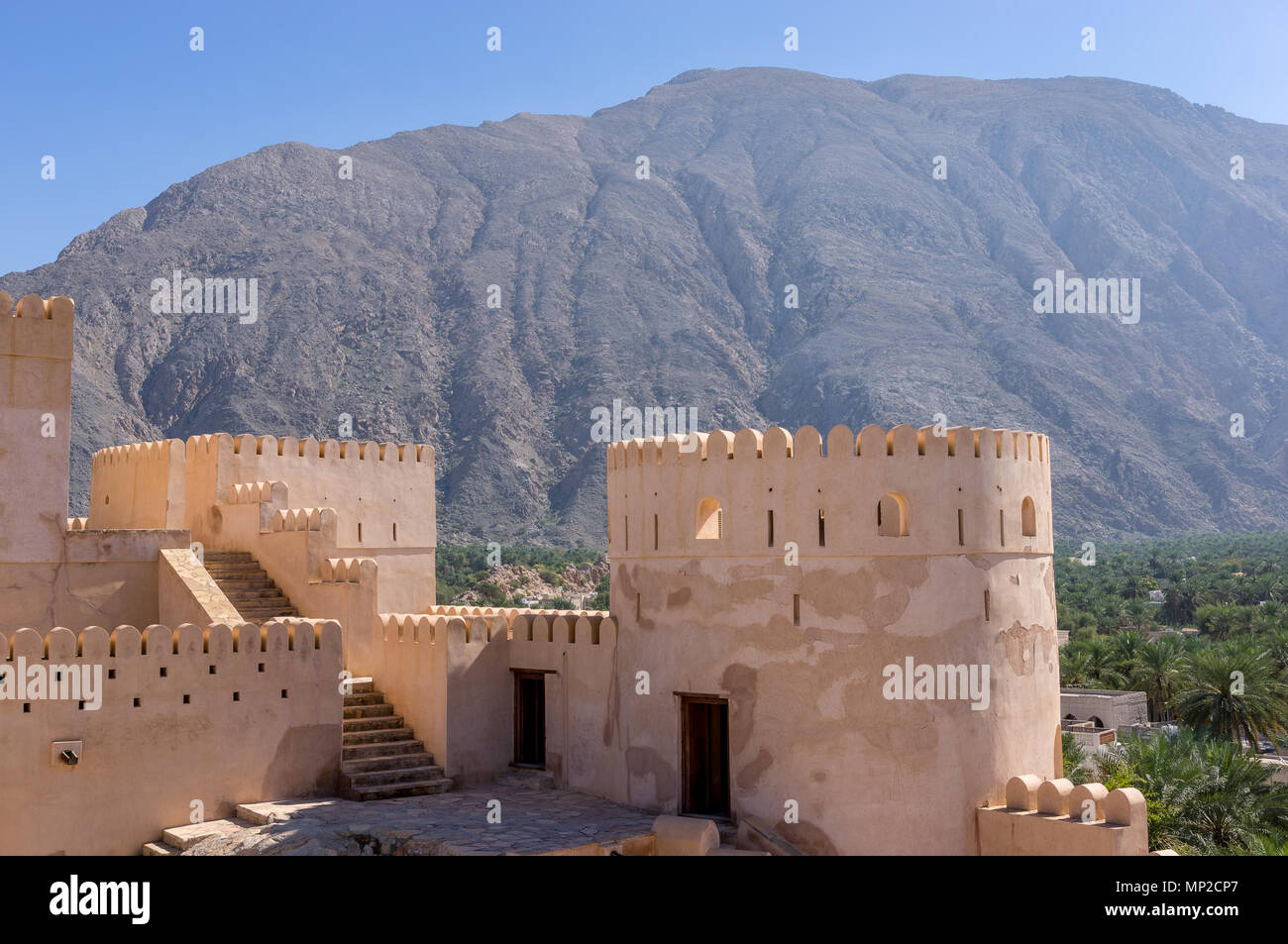 Nakhl Fort, Oman Foto Stock