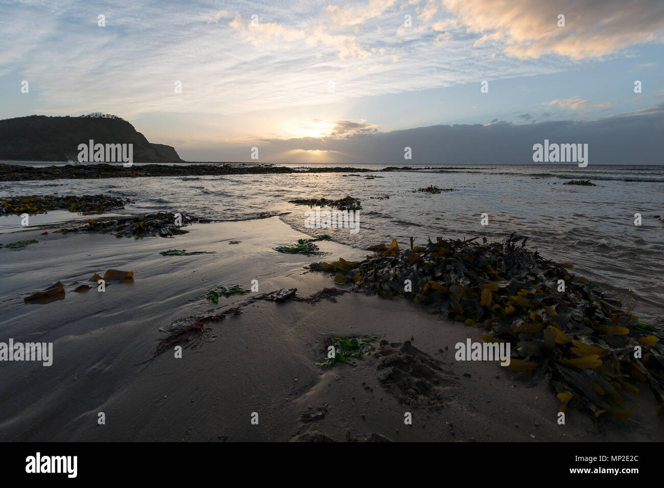 Spiaggia di Ayr Scozia Scotland Foto Stock