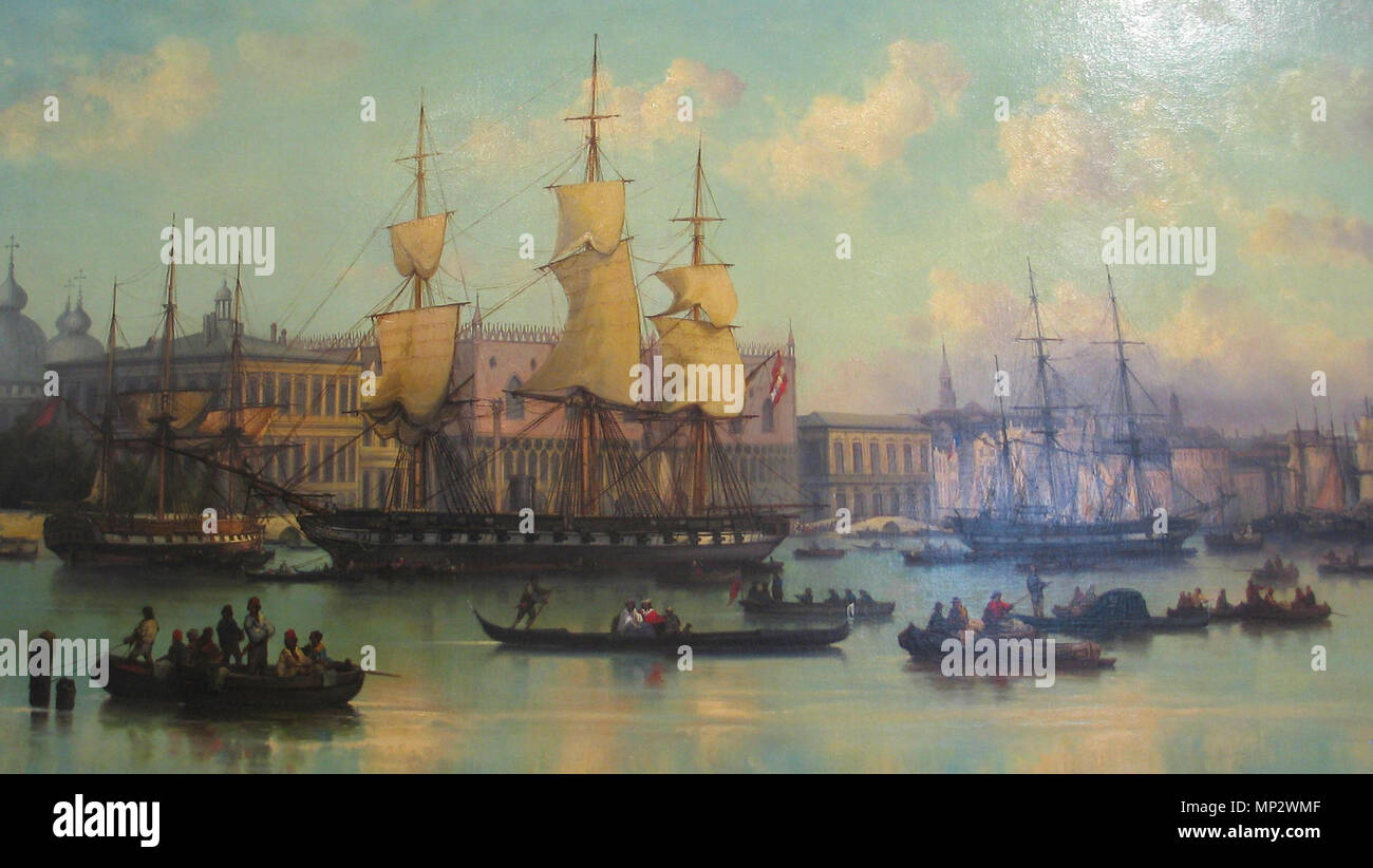 739 Josef Püttner - SMS Fregatte Novara (Venezia, dopo 1862) Foto Stock