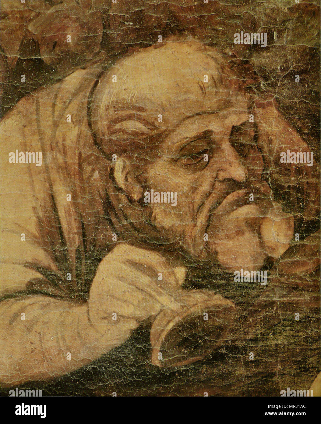 836 Léonard de Vinci - Adorazione des mages 4 Foto Stock