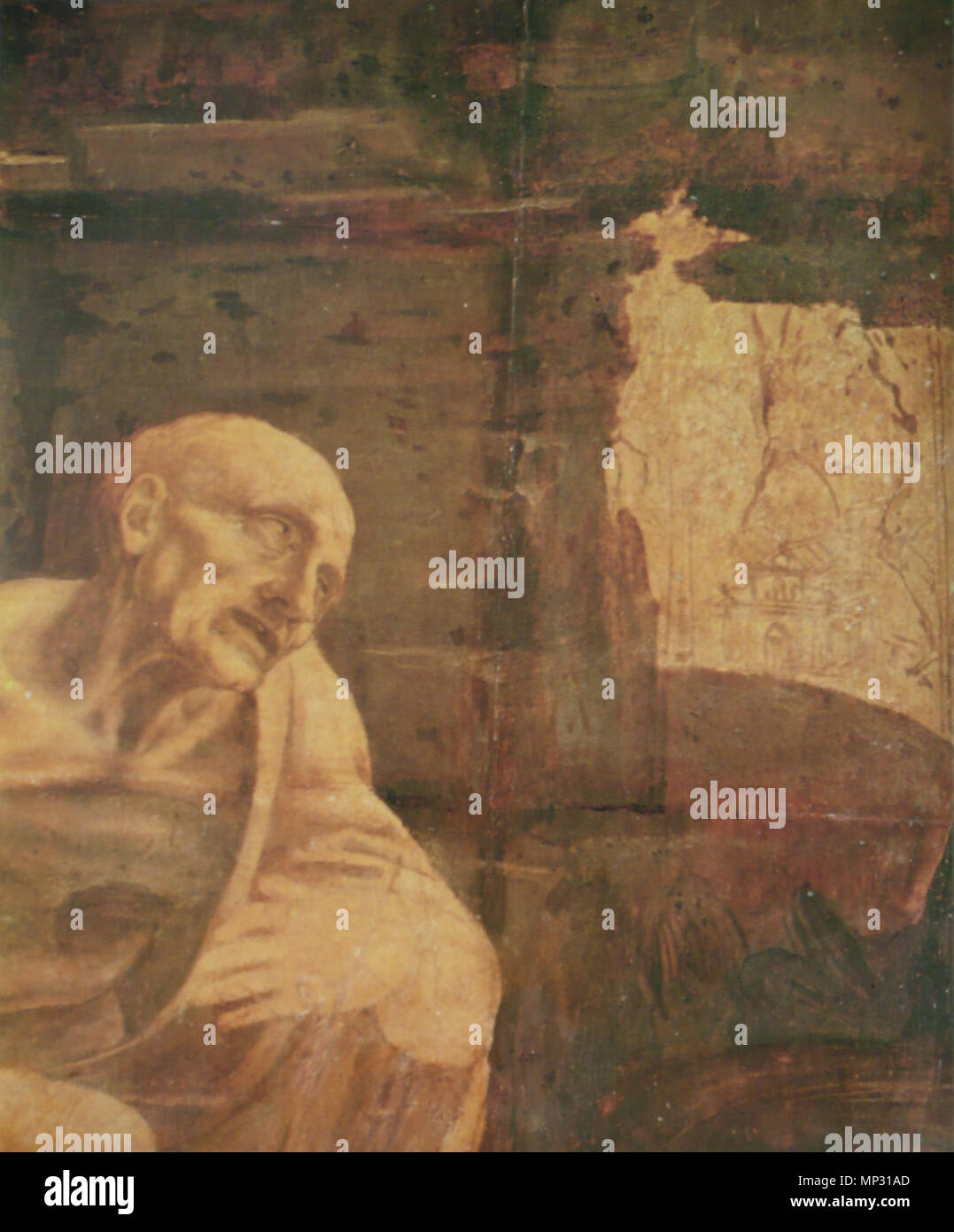 836 Léonard de Vinci - Saint Jérôme 1 Foto Stock 836 Léonard de Vinci - Saint Jérôme 1 Foto Stock