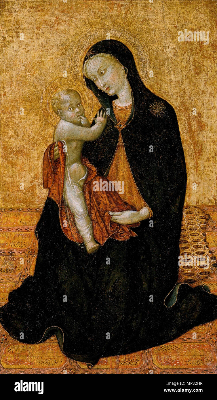 . Madonna del'Humilita . 1440s. Stefano di Giovanni (1392-1450) nomi alternativi nascita Nome: Stefano di Giovanni di Consolo da Cortona Descrizione pittore italiano Data di nascita e morte circa 1392 1450 Luogo di nascita e morte Siena Siena sede di lavoro Siena, Florenz, Borgo Sansepolcro competente controllo : Q362016 VIAF: 44499521 ISNI: 0000 0001 0259 8382 ULAN: 500021319 LCCN: N86838484 NLA: 35896368 WorldCat 1096 Sasetta. Madonna del'Humilita 1440s Coll.Vittorio Cini, Venezia Foto Stock