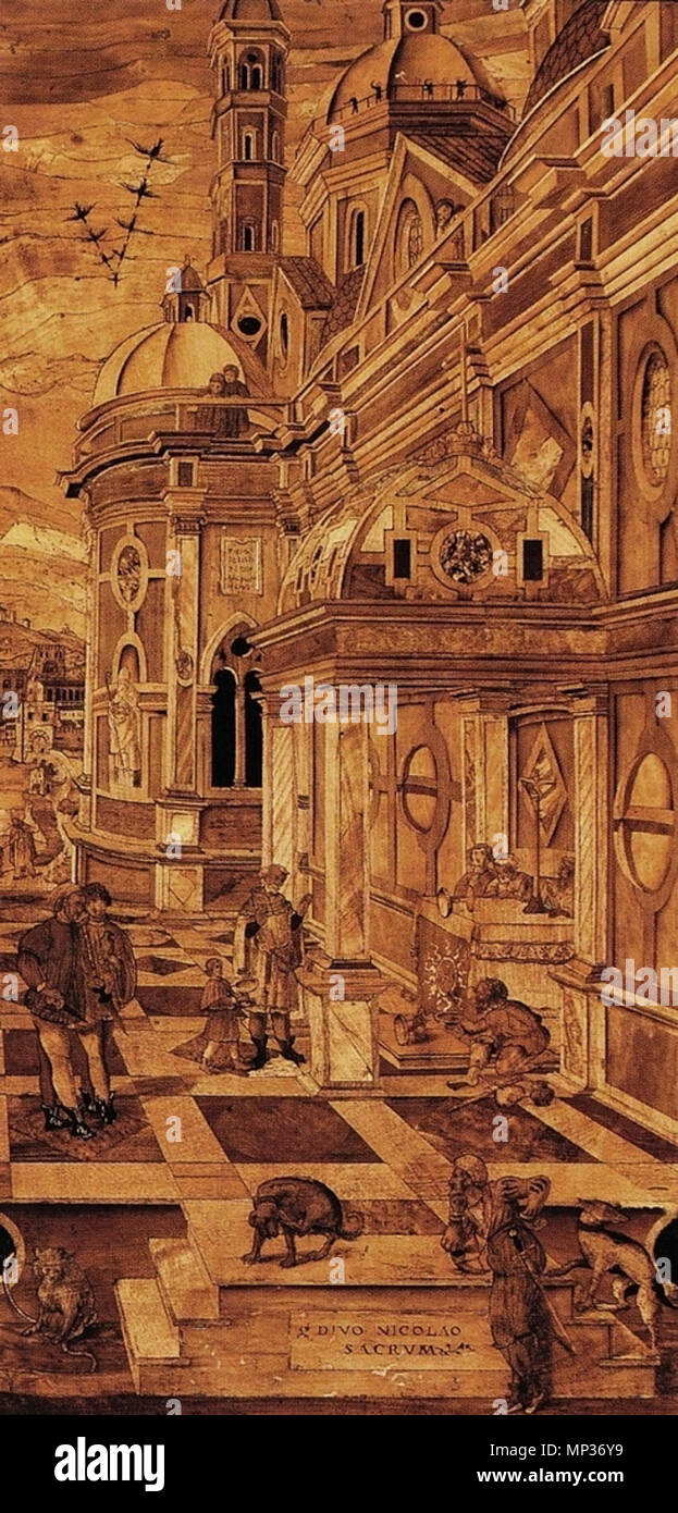 1281 Zambelli, Damiano - Storie di San Nicola - 1529 Foto Stock