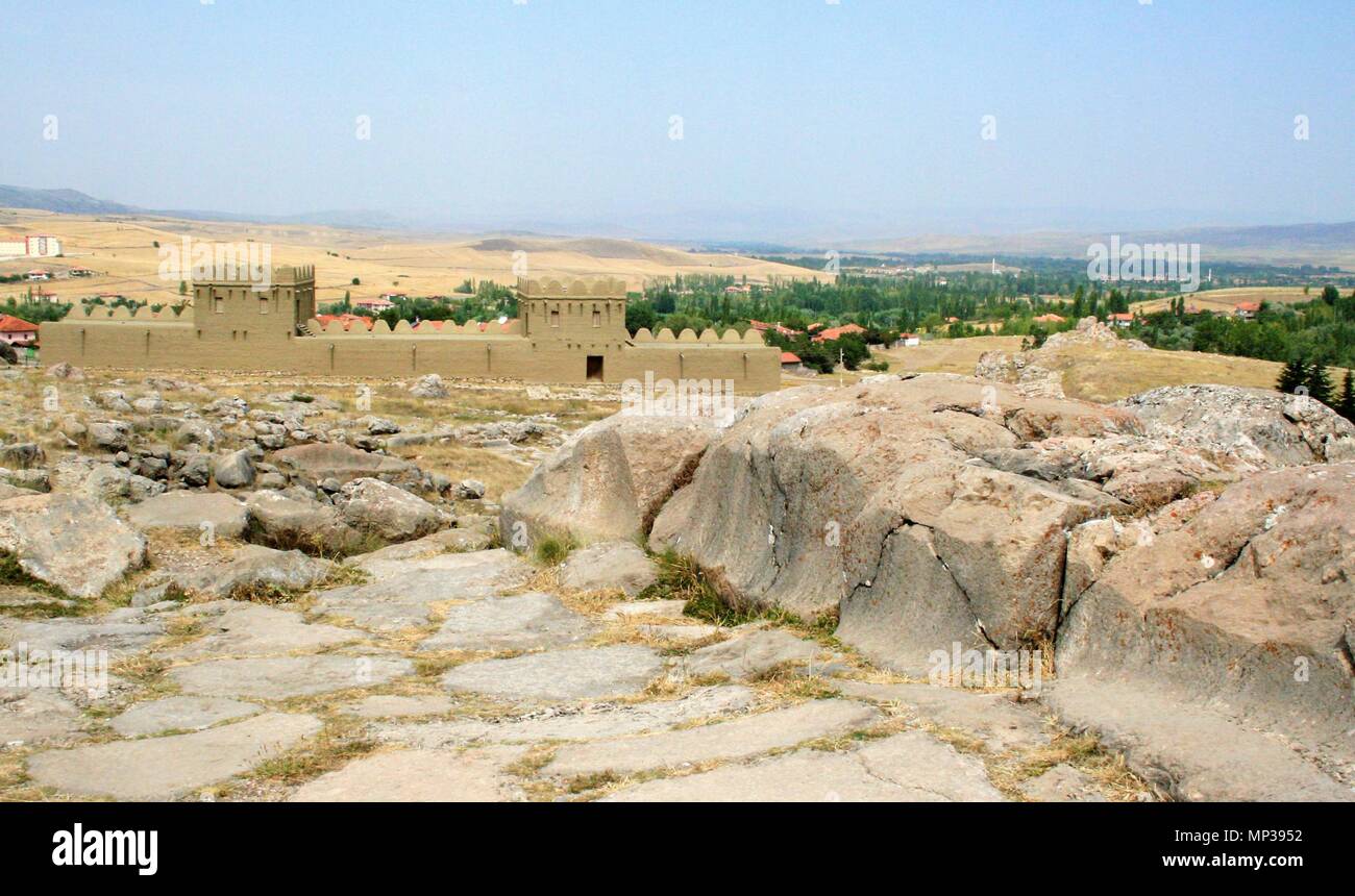 Il sito archeologico di Hattusa e antica città di Hittiti , Turchia Foto Stock