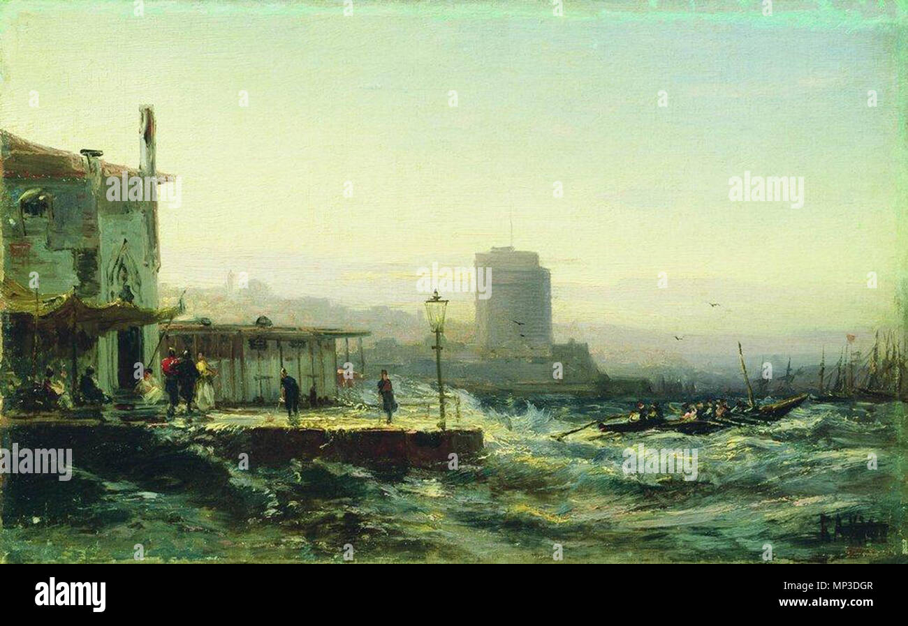 1293 Баку. Набережная. 1861 Foto Stock