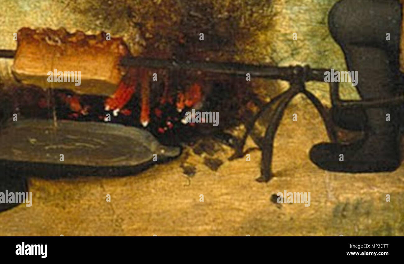 Netherlandish Proverbi . Dettaglio da Netherlandish Proverbi . 1559. Pieter Bruegel 935 NP-115 Foto Stock