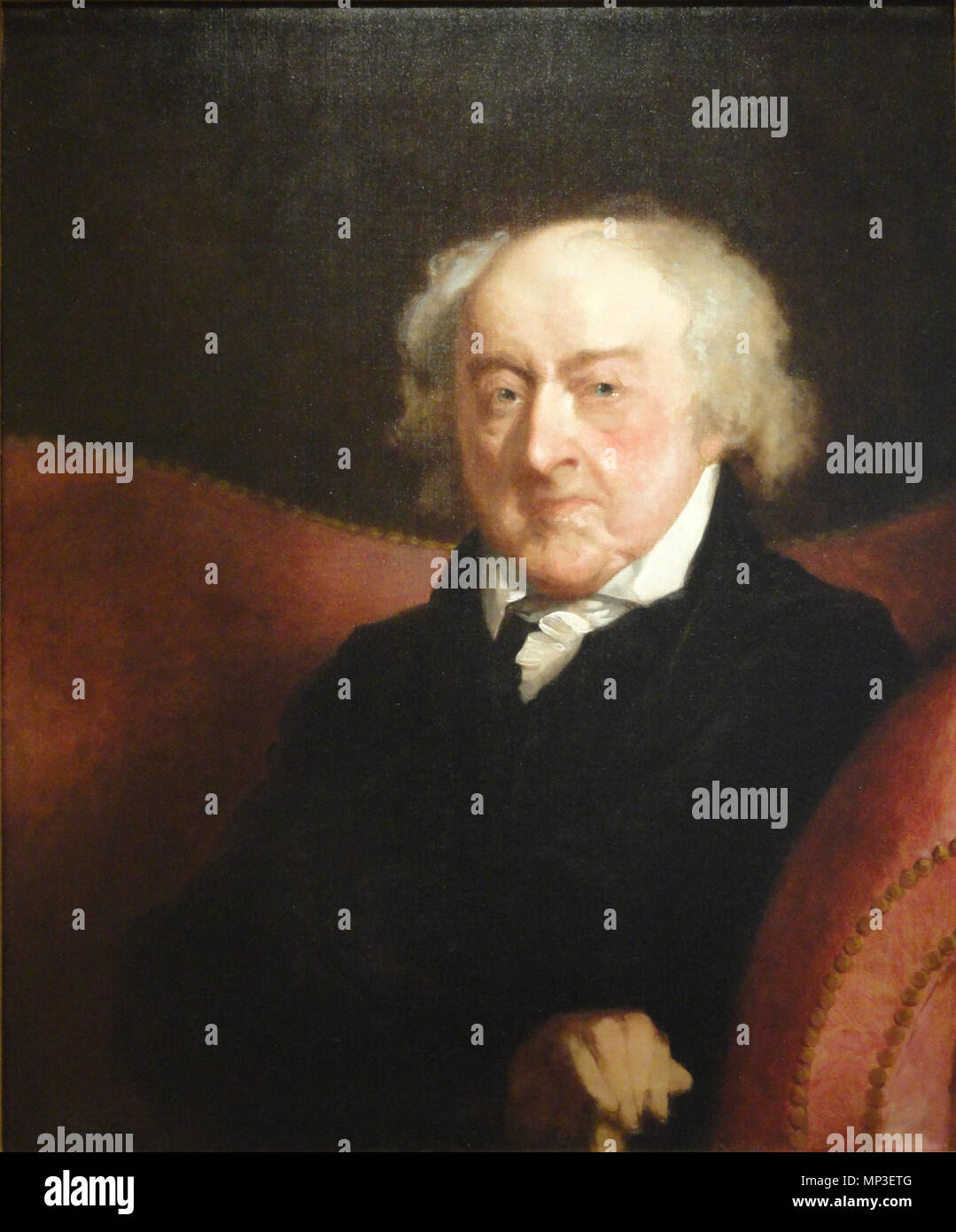 . John Adams . 1826. Gilbert Stuart (1755-1828) nomi alternativi Gilbert Charles Stuart ; nascita Nome: Gilbert Charles Stewart Descrizione pittore americano Data di nascita e morte 3 Dicembre 1755 9 luglio 1828 Luogo di nascita e morte a nord di Kingston (Newport, Rhode Island) Boston posizione Lavoro Boston, New York, Londra, Dublino competente controllo : Q41402 VIAF: 61689381 ISNI: 0000 0000 6634 9660 ULAN: 500010392 LCCN: N50083265 NLA: 35149085 WorldCat 730 John Adams, 1826, da Gilbert Stuart - ASG - DSC00883 Foto Stock