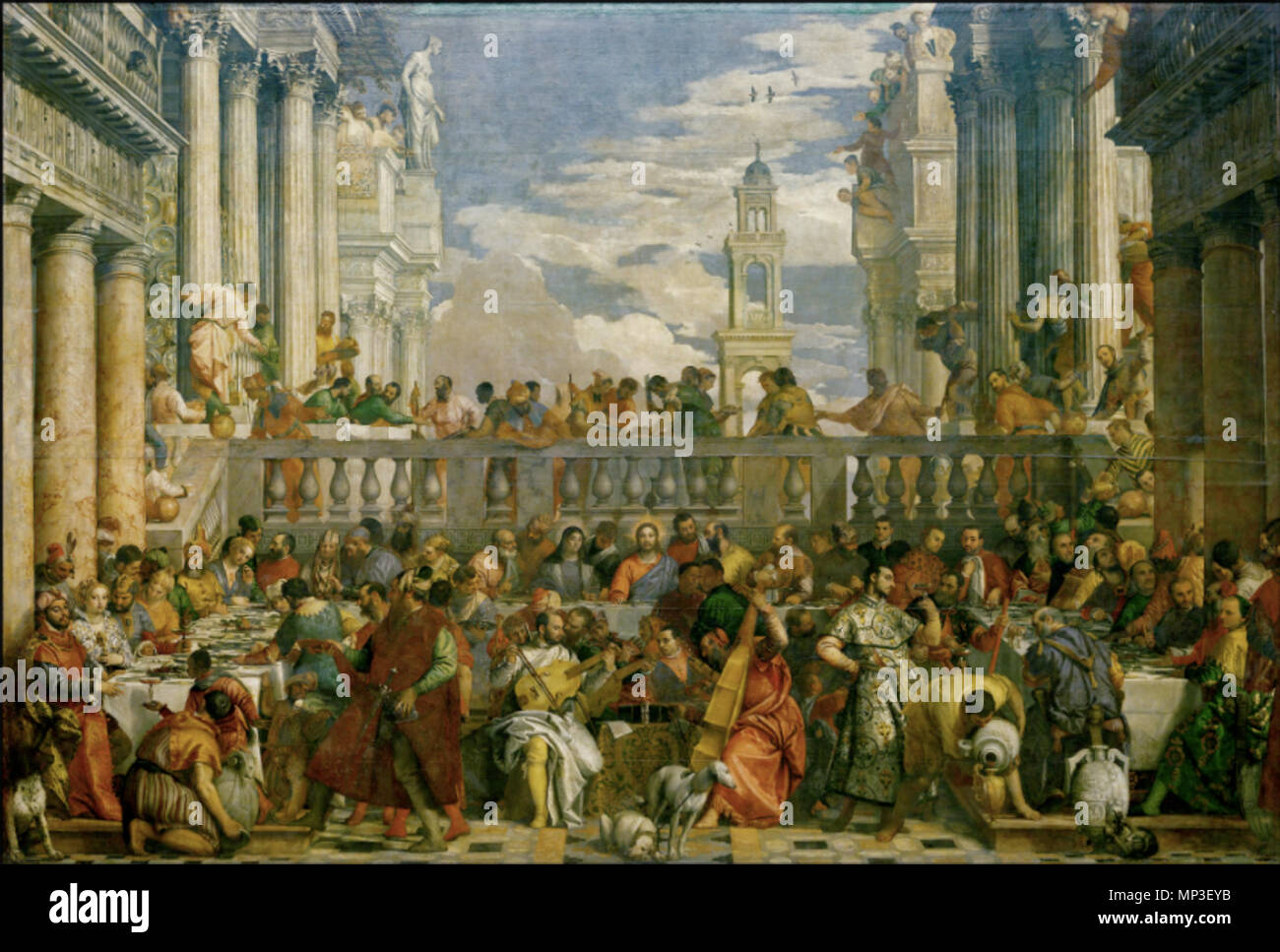 Nozze Di Cana Del Veronese Matrimonio al cana louvre immagini e fotografie stock ad alta