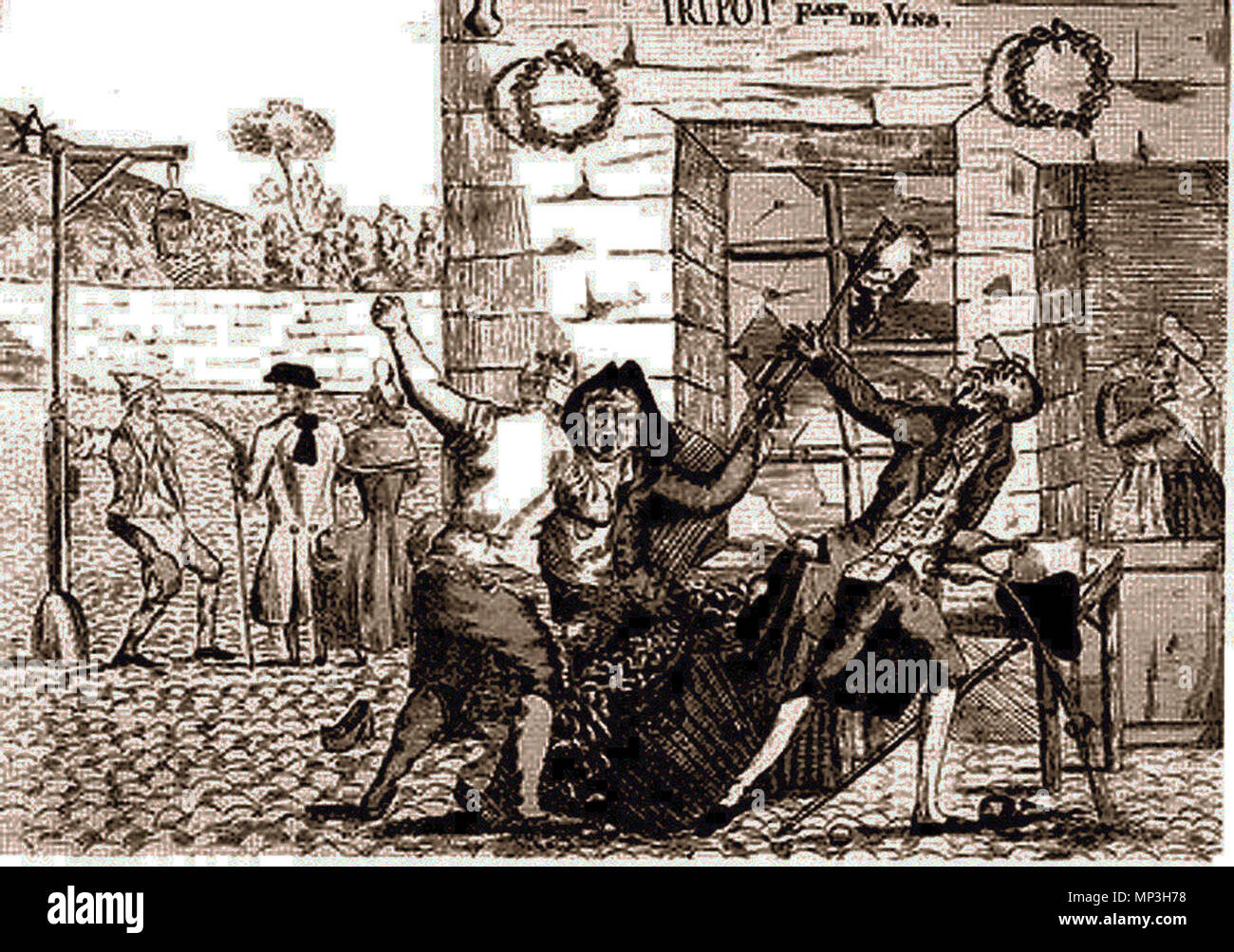 1205 Tripot à Paris Foto Stock