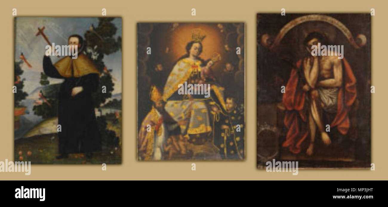 . Español: Pinturas de la época colonial chilena Casa del Arte nome nativo Pinacoteca de la Universidad de Concepción Casa del Arte de la Universidad de Concepción Casa del Arte José Clemente Orozco Ubicazione Concepción coordinate 36° 49' 39" S, 73° 02' 20" W Stabilito 1967 Pagina Web Pinacoteca de la Universidad de Concepción competente controllo : Q5390424 . Il 5 ottobre 2011. Anónimos 999 Pintura colonial Foto Stock