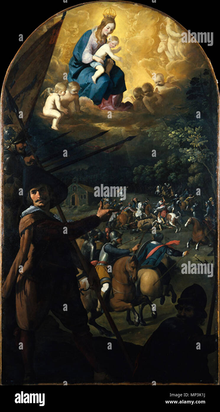 782 La batalla de Jerez, por Francisco de Zurbarán Foto Stock