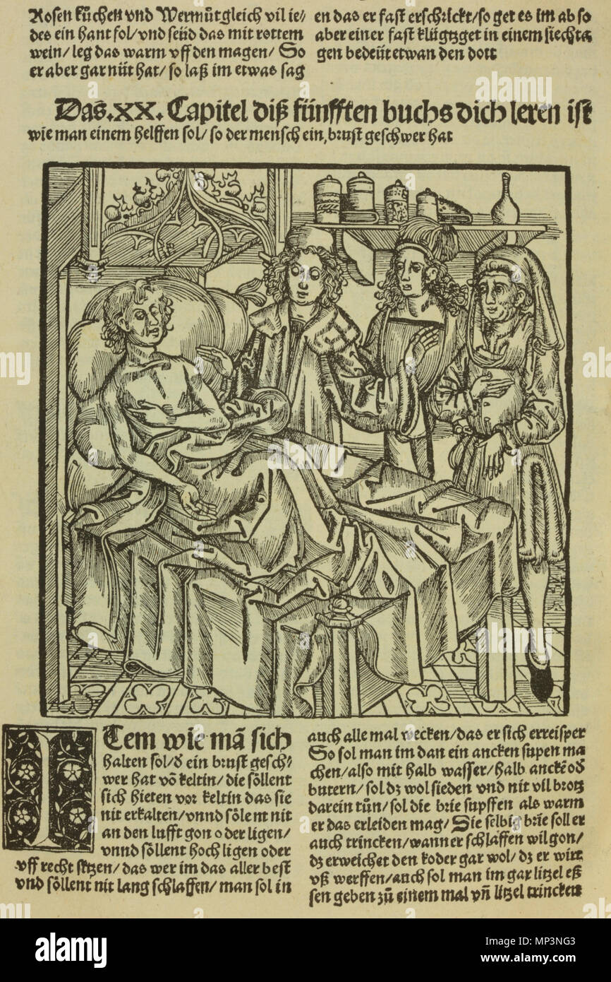 1286 Hieronymus Brunschwig Liber de arte Distillandi 299 verso AQ10 (1) Foto Stock