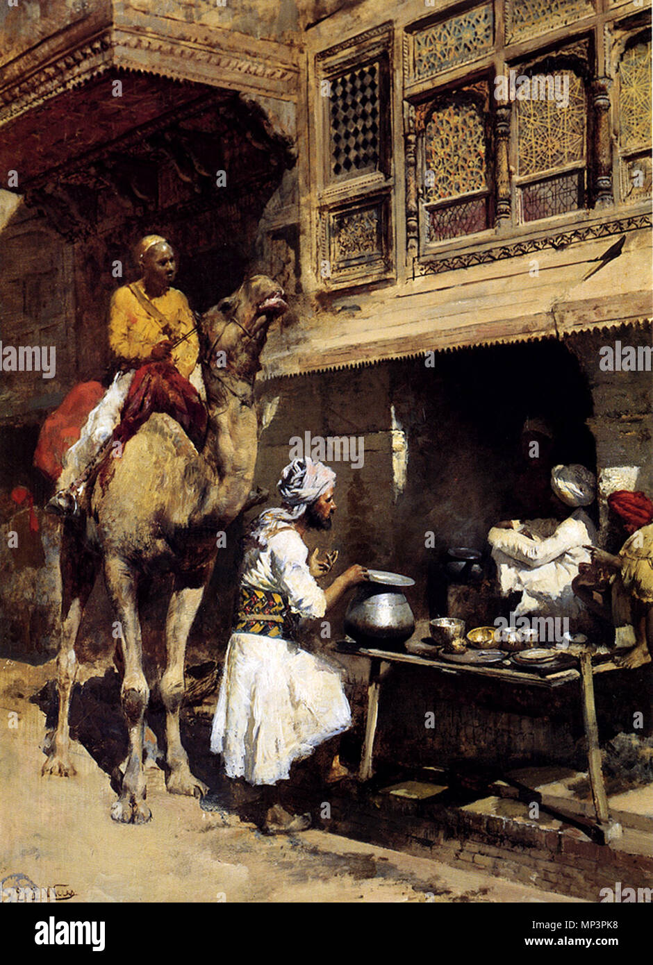 Inglese: Metalsmith's shop. Data non menzionati. 1254 Settimane Edwin Il Metalsmiths Shop Foto Stock