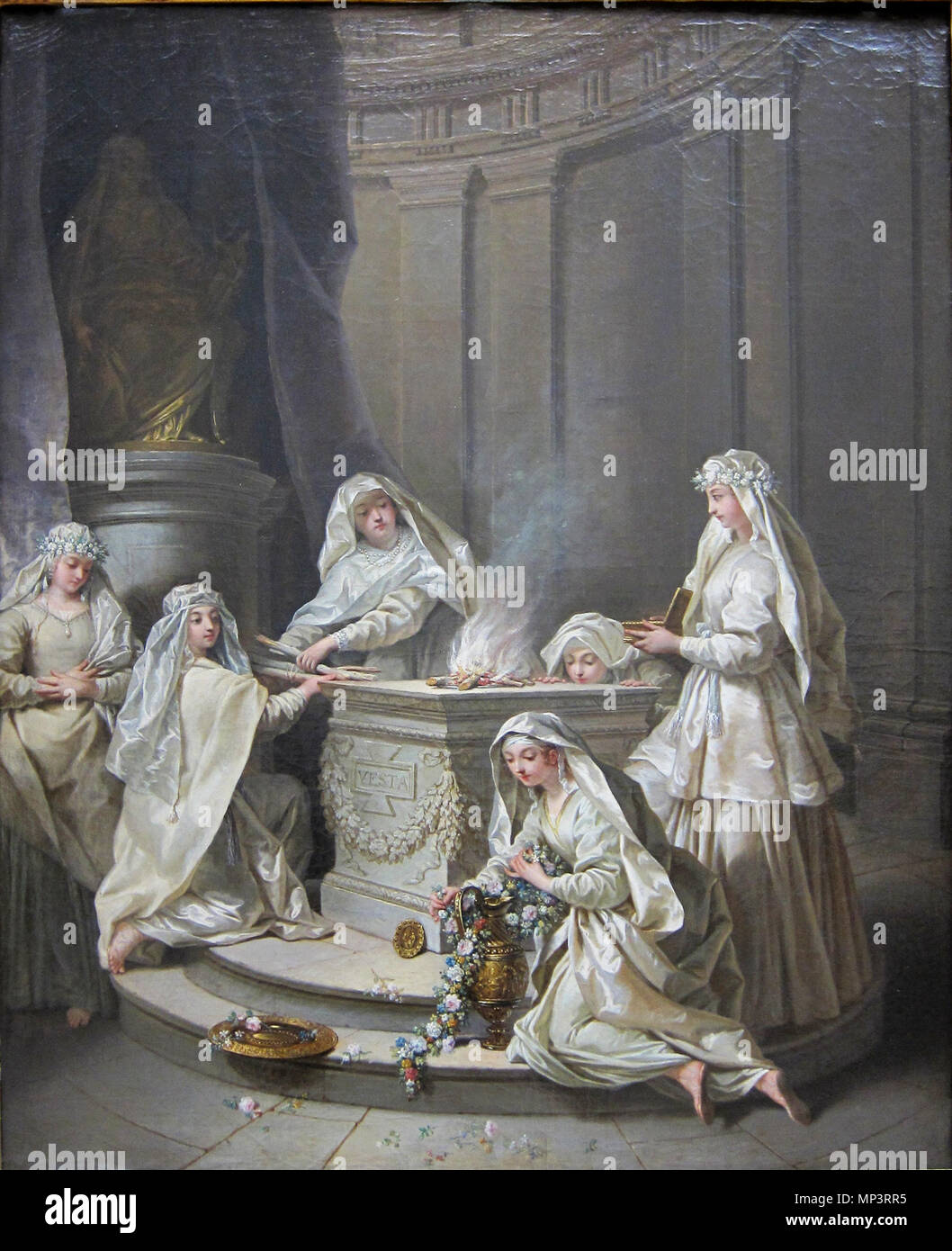 . Français : antiquariato Vierges au Palais des Beaux-arts de Lille. 1727. Jean Raoux (1677-1734) Descrizione Il francese pittore e incisore Data di nascita e morte tra il 10 giugno 1677 e 12 Giugno 1677 10 febbraio 1734 Luogo di nascita e morte Montpellier Paris Opera periodo dal 1699 fino al 1734, posizione di lavoro a Montpellier (1699), Parigi (1703), Roma (1706), Venezia (1707-1709), Padova (1709-1712), a Parigi (1714-1734), Londra (1721), Montpellier (1723) Autorità di controllo : Q444636 VIAF: 29804958 ISNI: 0000 0000 6631 0985 ULAN: 500010538 LCCN: nr91028227 WGA: RAOUX, Jean WorldCat 811 Lille PdBA raoux Foto Stock