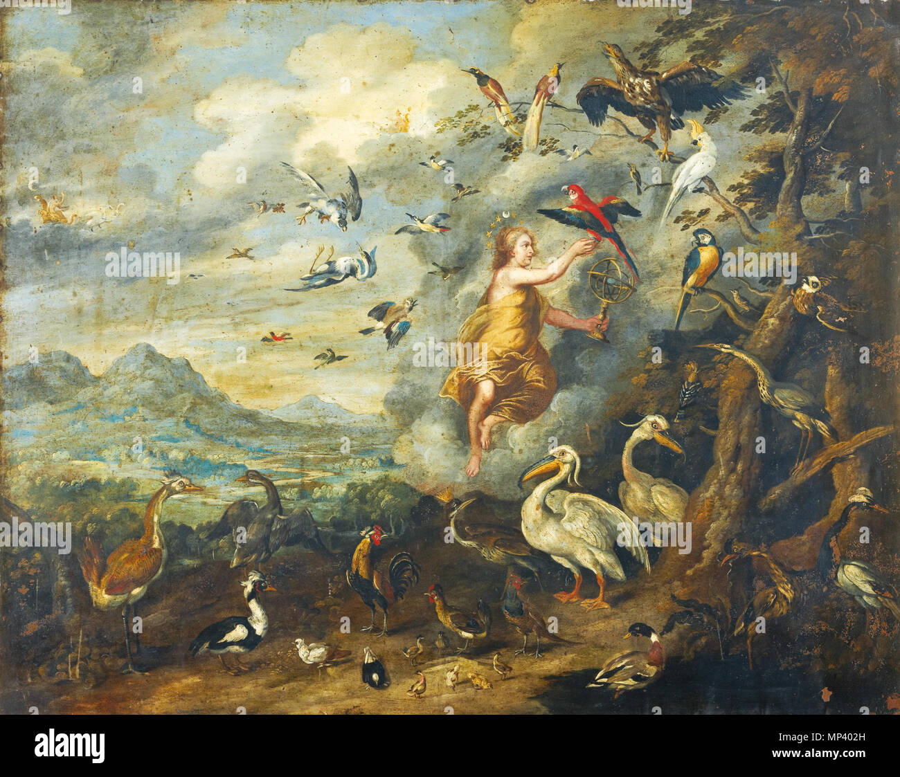 Allegoria dell'aria . Jan Brueghel il Giovane (1601-1678) nomi alternativi Jan Bruegel (II), Jan Brueghel (II), Jan Brueghel il Giovane Descrizione pittore fiammingo e disegnatore Data di nascita e morte 13 settembre 1601 (battezzato) 1 settembre 1678 Luogo di nascita e morte Anversa Anversa sede di lavoro Italia (1622-agosto 1625), Anversa (1625-1678) Autorità di controllo : Q285933 VIAF: 42046414 ISNI: 0000 0000 8376 3302 ULAN: 500013747 LCCN: N85095027 WGA: BRUEGHEL, Jan il giovane WorldCat 1148 Studio di Jan Breughel il giovane - un'allegoria di aria Foto Stock