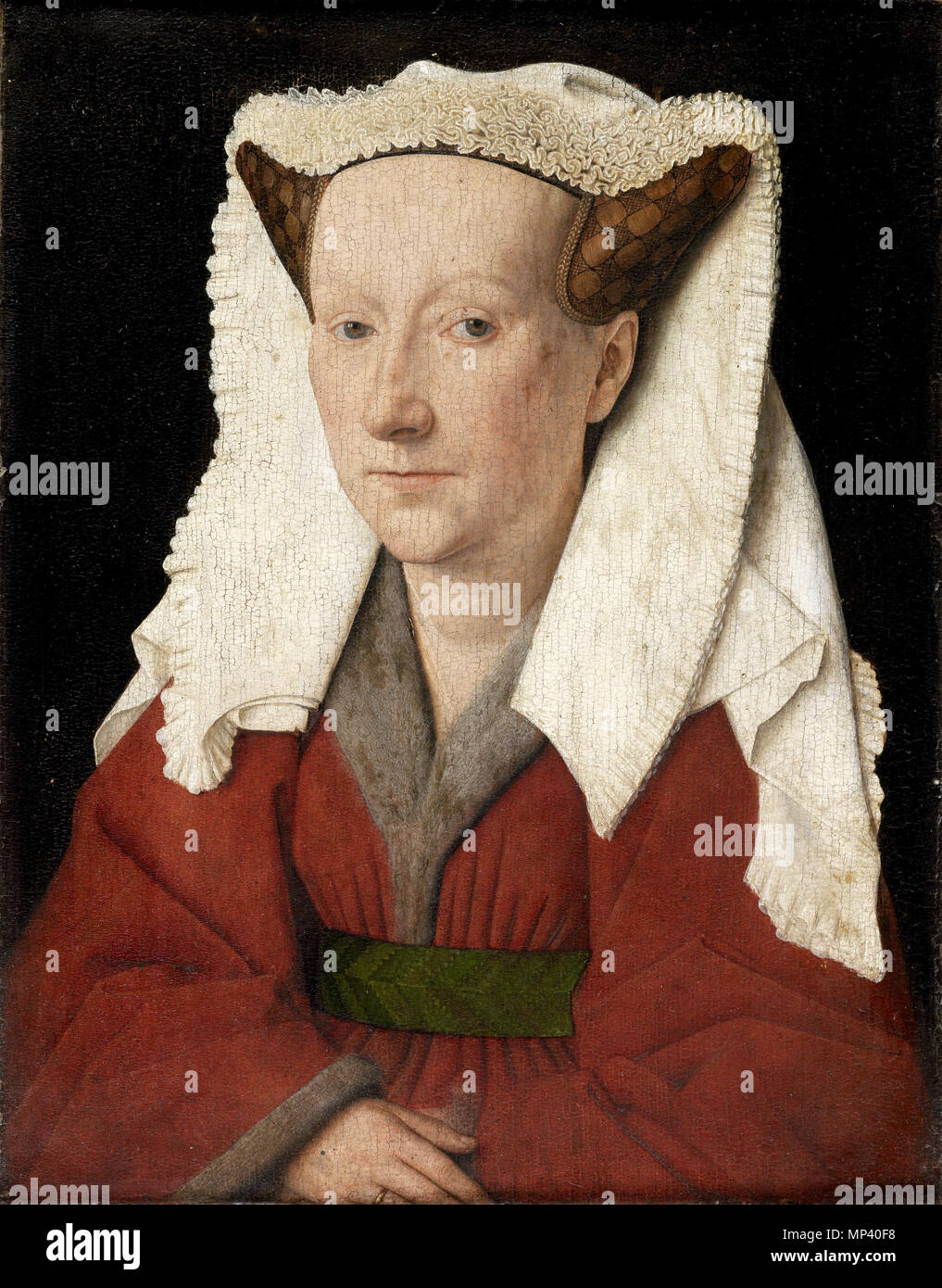 Inglese: Ritratto di Margareta van Eyck 1439. 855 Margareta van Eyck Foto Stock