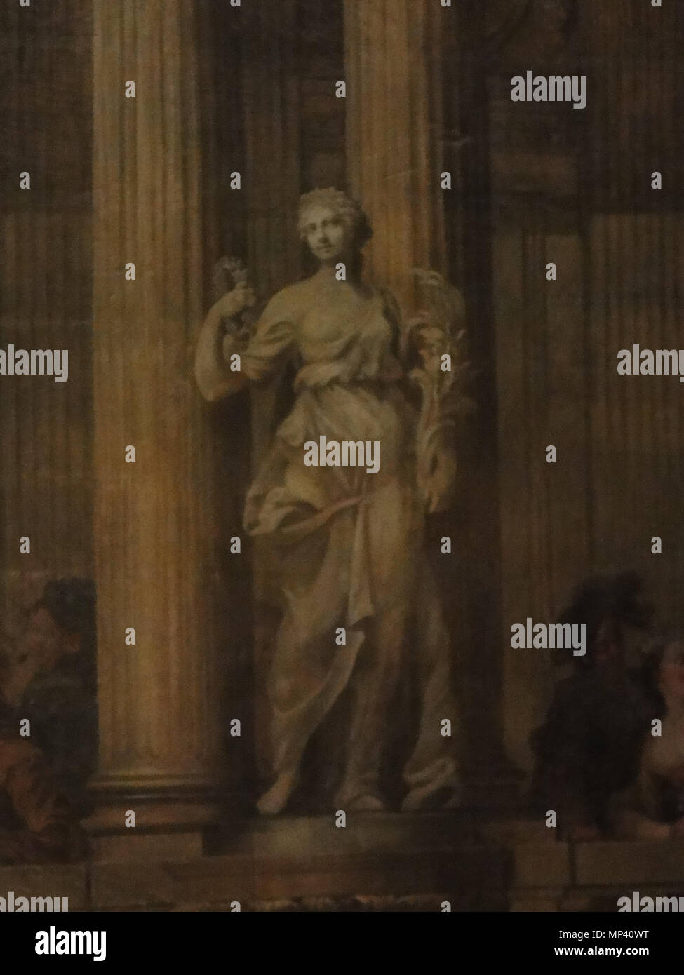 . Inglese: Dettaglio dello 'Stairs di Luynes' presso il museo Carnavalet a Parigi . 1748. Paolo Antonio Brunetti († 23 ottobre 1783) 1139 Scale di Luynes 06 Foto Stock