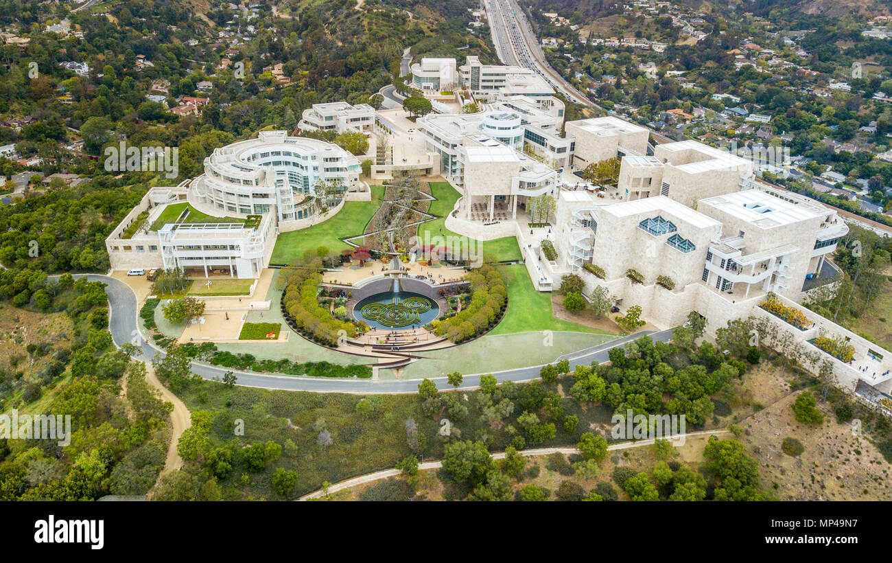 Getty Center di Los Angeles in California Foto Stock