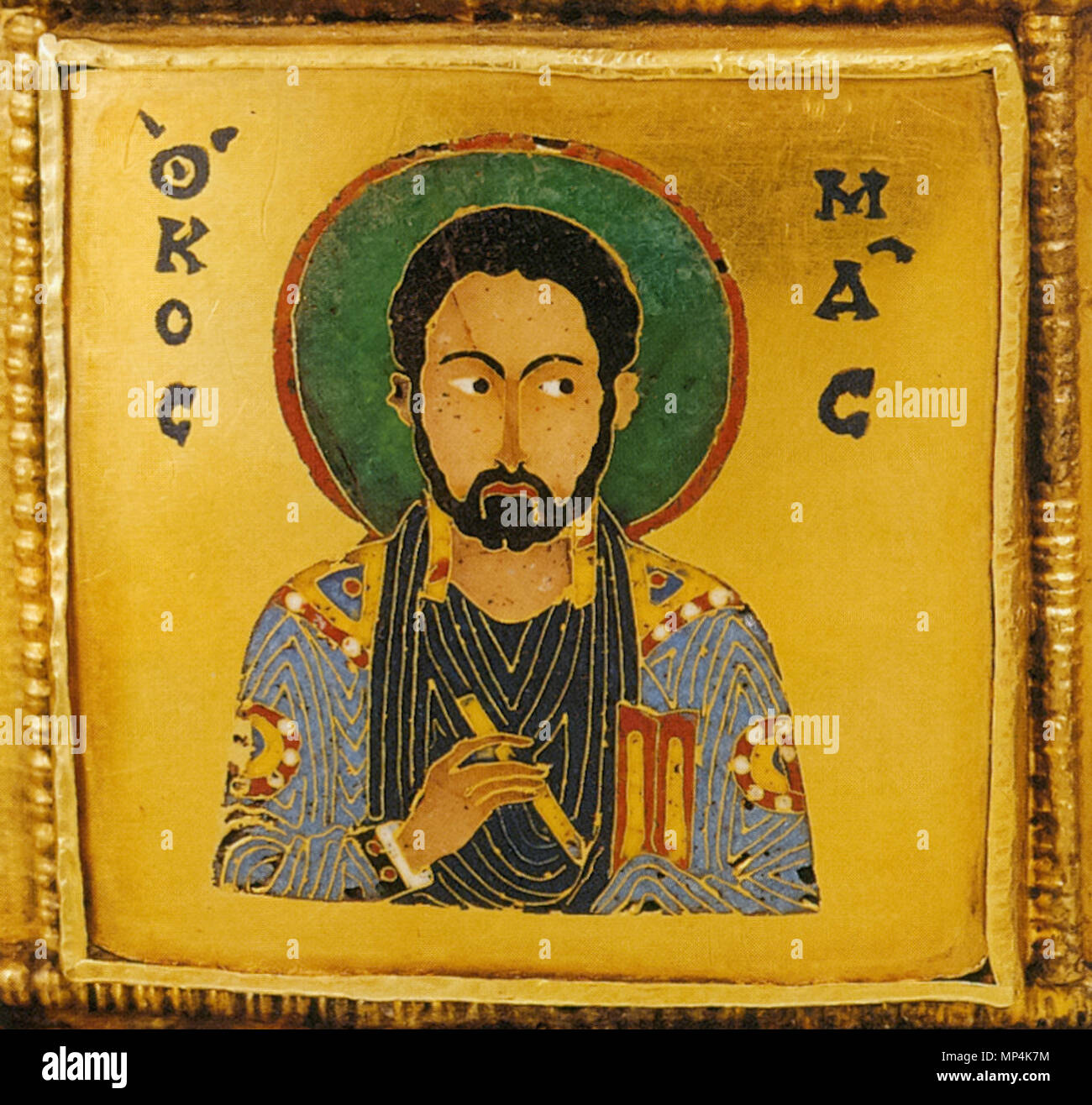 San Cosma sulla santa Corona di Ungheria XI secolo. 1136 San Cosma sulla santa Corona di Ungheria Foto Stock