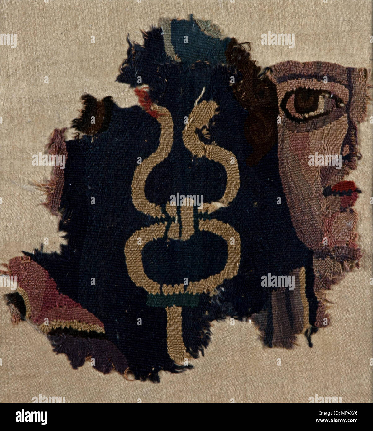 Viso maschile con un caduceo (200 AD - 400 D.C.). 846 viso maschile con un caduceo - Google Art Project Foto Stock