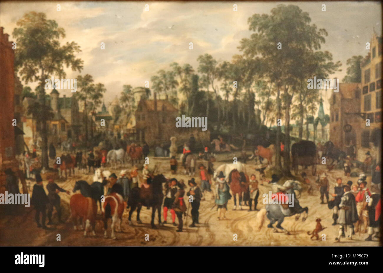 1245 Vrancs-Marché aux chevaux Foto Stock