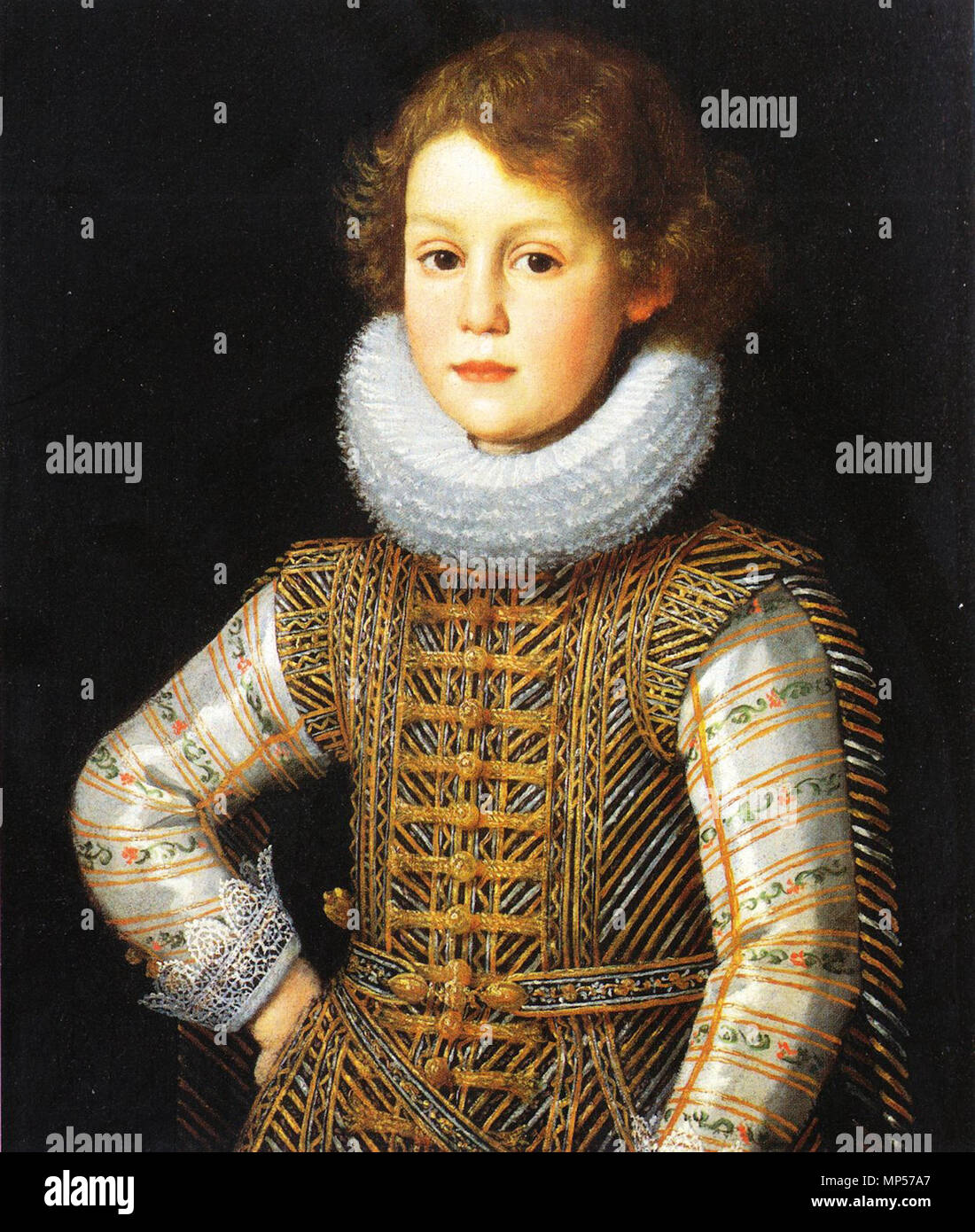 Ritratto di Mattias de' Medici. Inglese: Ritratto di Mattias de' Medici (9 maggio 1613 - 11 ottobre 1667). . Circa 1620. 753 Justus Sustermans il principe Mattias de' Medici Foto Stock