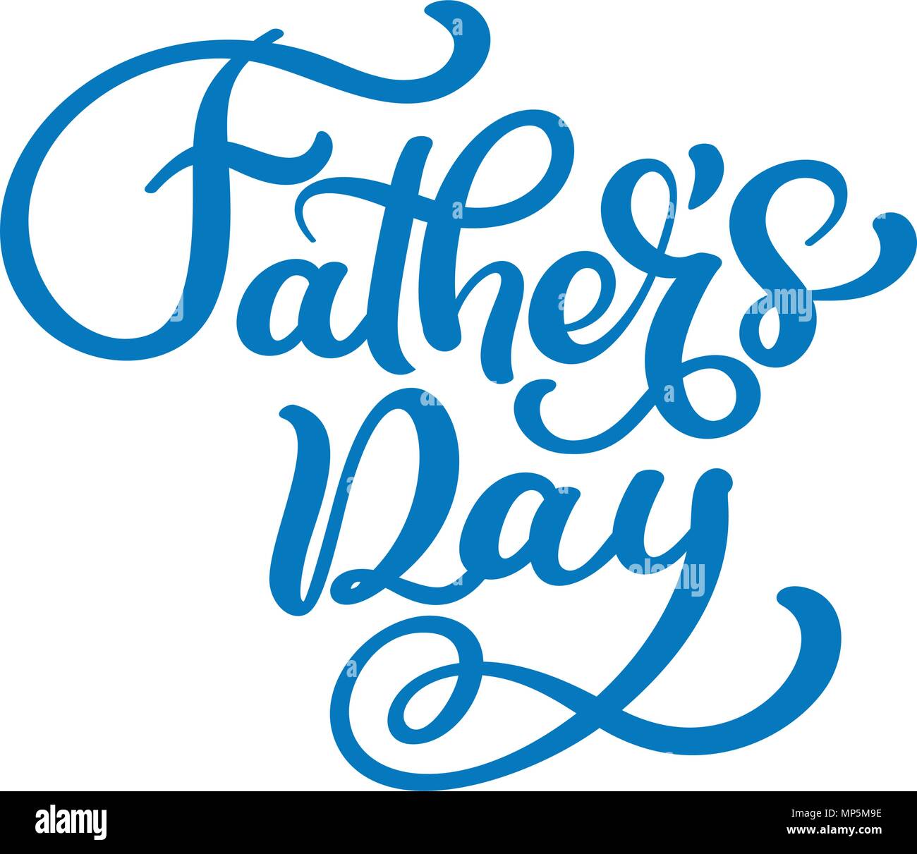 Padri giorno lettering vettore sfondo. La frase felice giorno padri calligrafia banner di luce. Papà mio re illustrazione Illustrazione Vettoriale