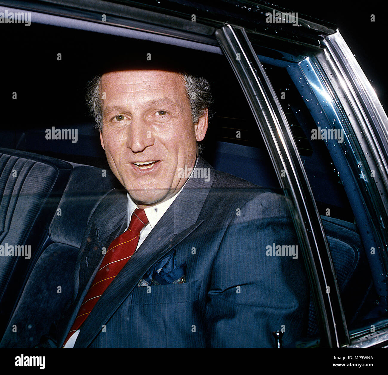 Washington, DC. USA 1985 Danielo Giovanni 'Daniel J.' Travanti è un attore americano meglio conosciuto per il suo ruolo da protagonista come capitano Frank Furillo negli anni ottanta telefilm Hill Street Blues. Credito: Mark Reinstein/MediaPunch Foto Stock