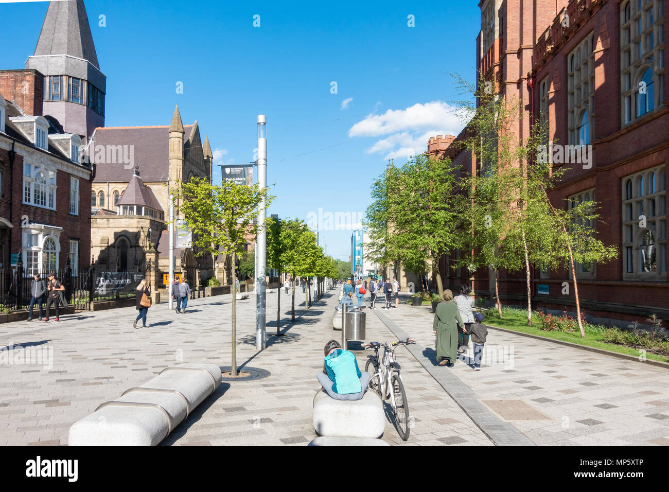 Northumbria University campus (Northumberland Road), Newcastle upon Tyne, Inghilterra. Regno Unito Foto Stock