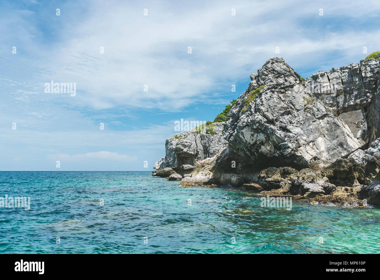 Isole tropicali nel Golfo della Tailandia Foto Stock