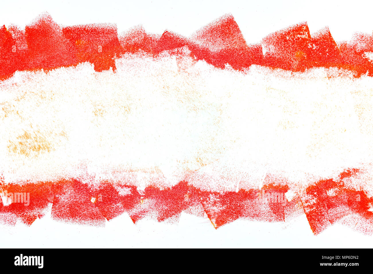 Abstract sfondo con vernice rossa corse di vernice grunge corse a rullo Foto Stock