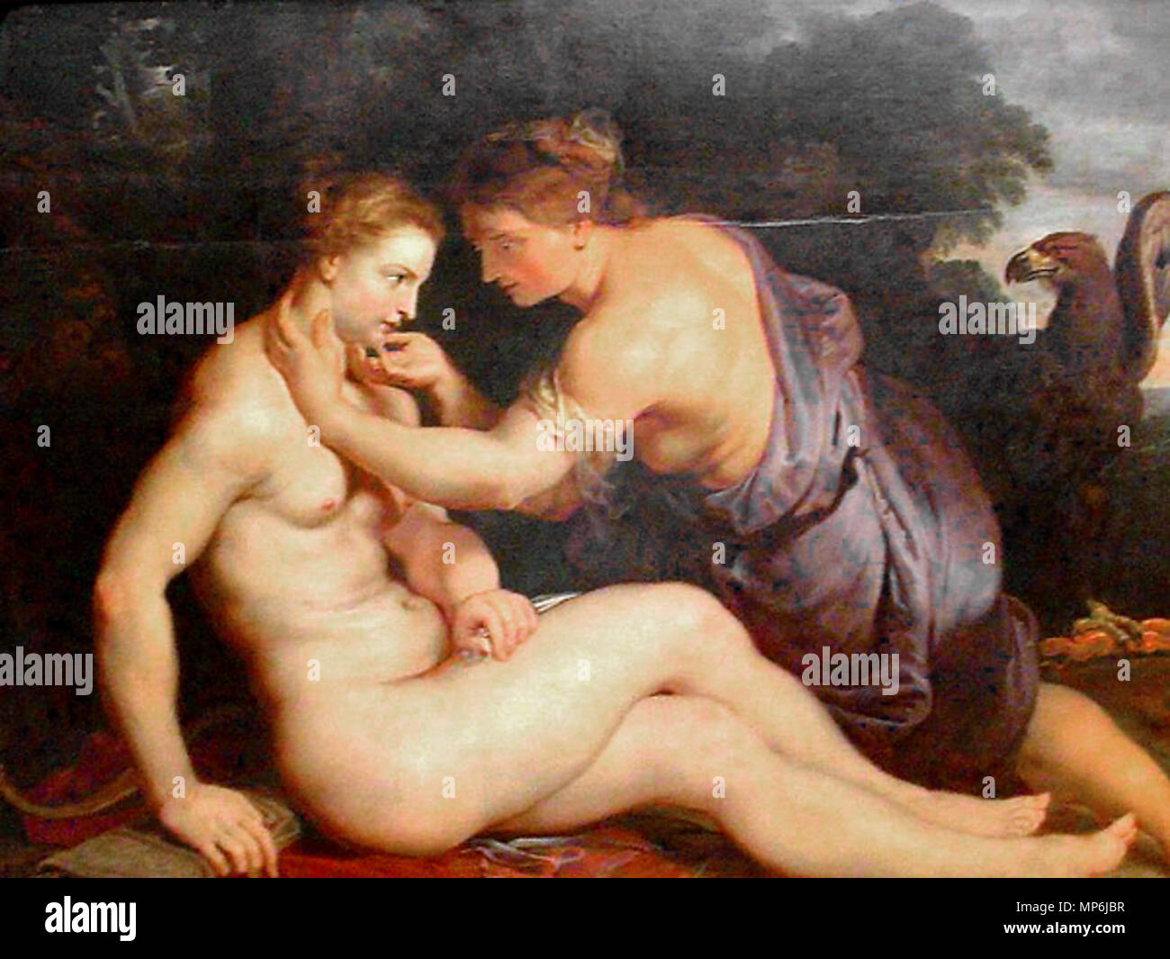 . Kallisto e Giove . 1613. Peter Paul Rubens (1577-1640) nomi alternativi Rubens, Pierre Paul Rubens, Pieter Paul Rubens, Sir Peter Paul Rubens Descrizione pittore fiammingo, scultore, disegnatore e incisore Data di nascita e morte 28 Giugno 1577 30 Maggio 1640 Luogo di nascita e morte Siegen Anversa posizione Lavoro Anversa (1589-1600), Mantova (9 maggio 1600-1608), Spagna (1603), Anversa (1608-1640), Paesi Bassi (1612), Parigi (23 maggio 1623-29 giugno 1623, 4 febbraio 1625-9 Giugno 1625), Calais (novembre 1626), Parigi (dicembre 1626), Bruxelles (1627), Paesi Bassi (10 luglio 1627-6 Agosto 1627), Sp Foto Stock
