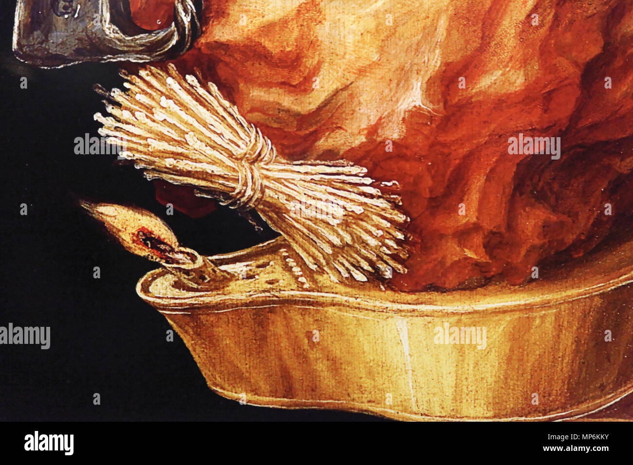 938 Oberhausen - Gasometro - Der schöne Schein - i quattro elementi - Fuoco (Arcimboldo) 03 ies Foto Stock