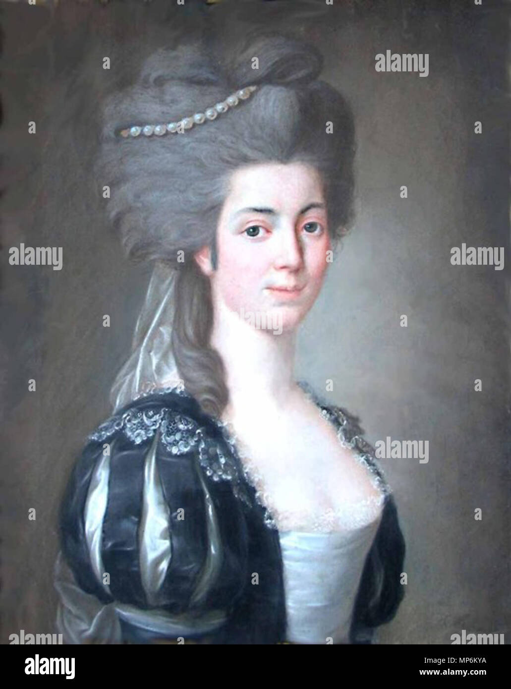 . Leonor de Almeida Portogallo, Marquesa de Alorna en Viena en 1780. 1780. 804 Leonor-de-Almeida-Portugal Marquesa-de-Alorna Foto Stock